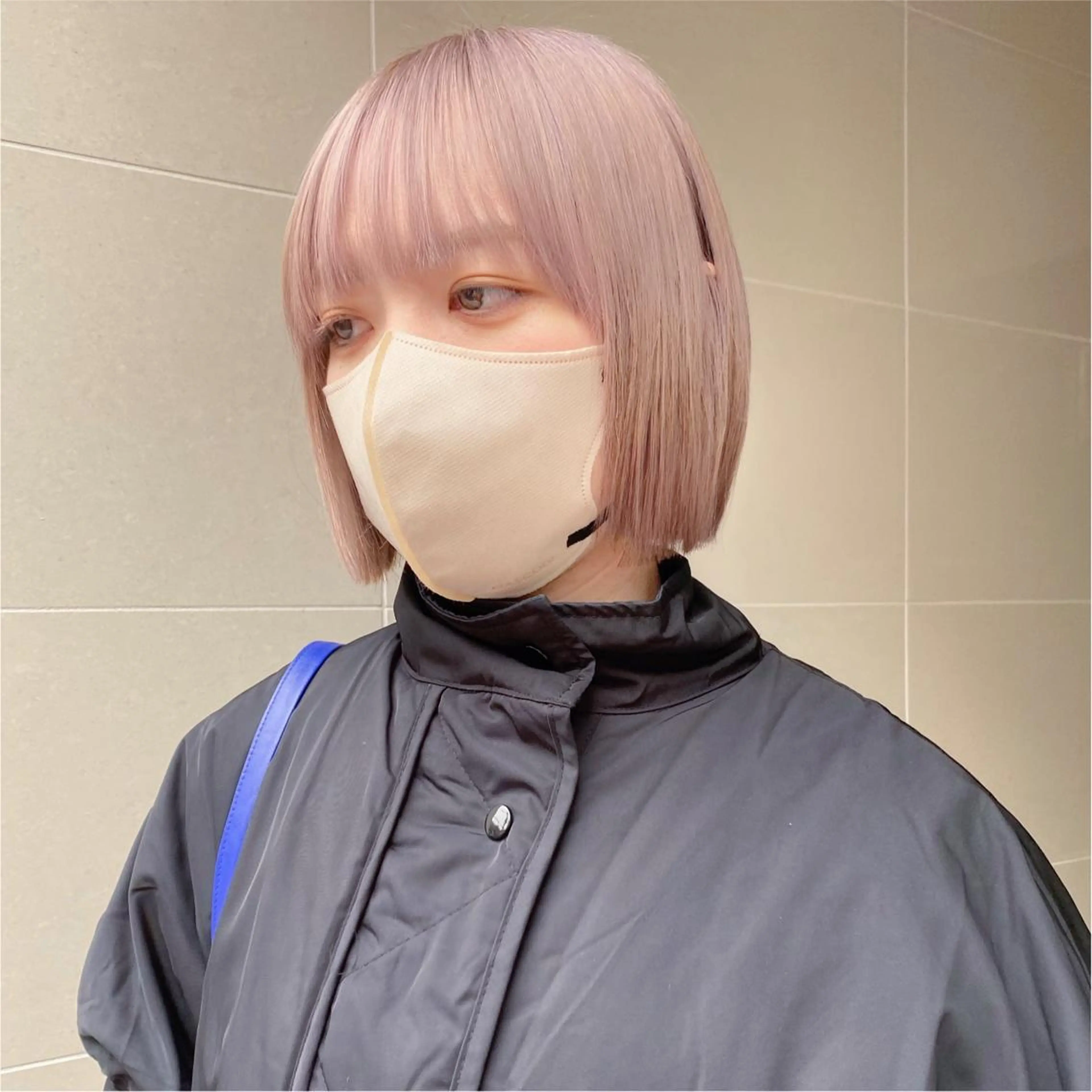 ショート カラー ボブ/ミニボブ 透明感カラーkadoのヘアスタイル