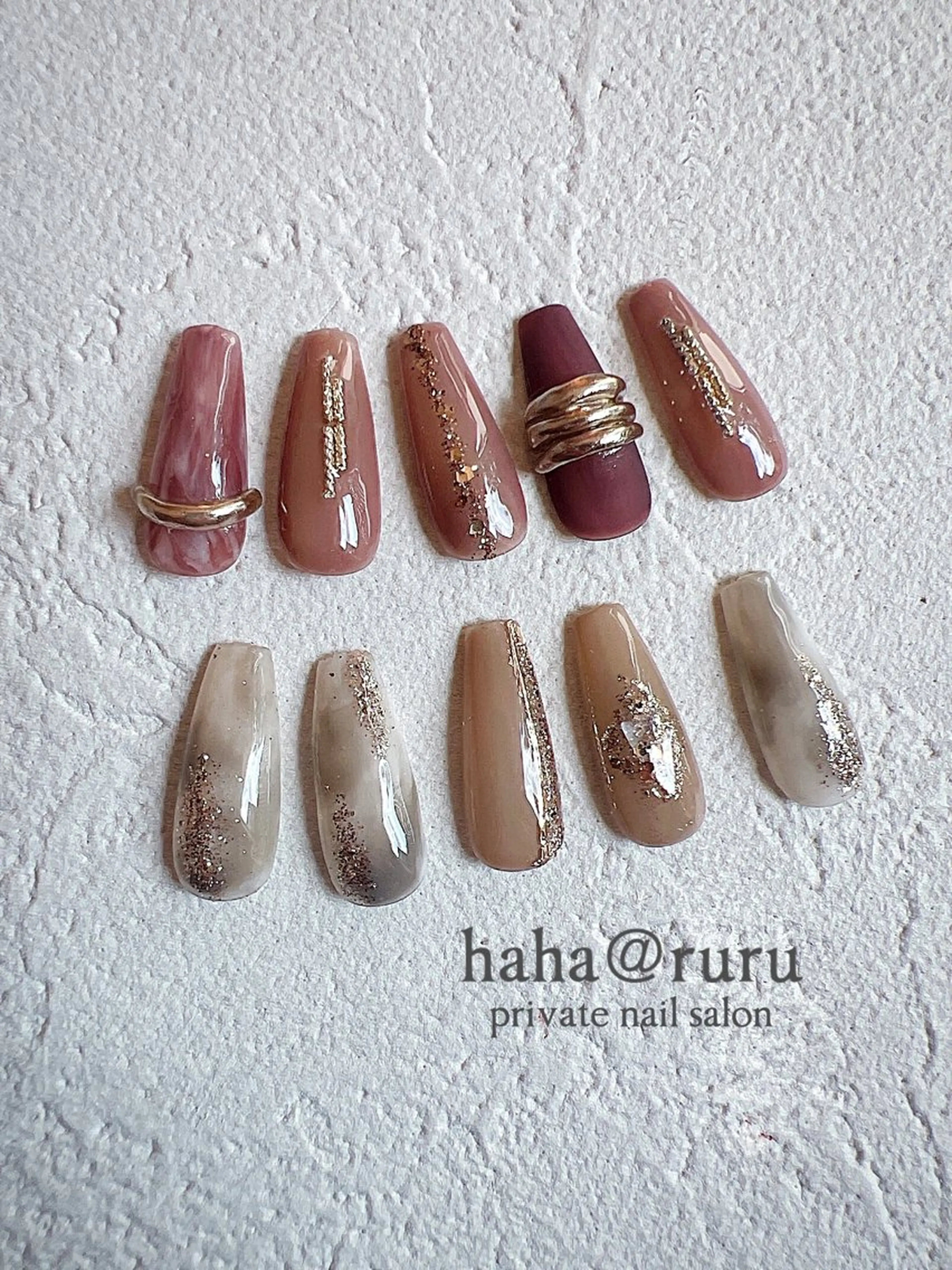 ネイル haha@ ruruのネイルデザイン