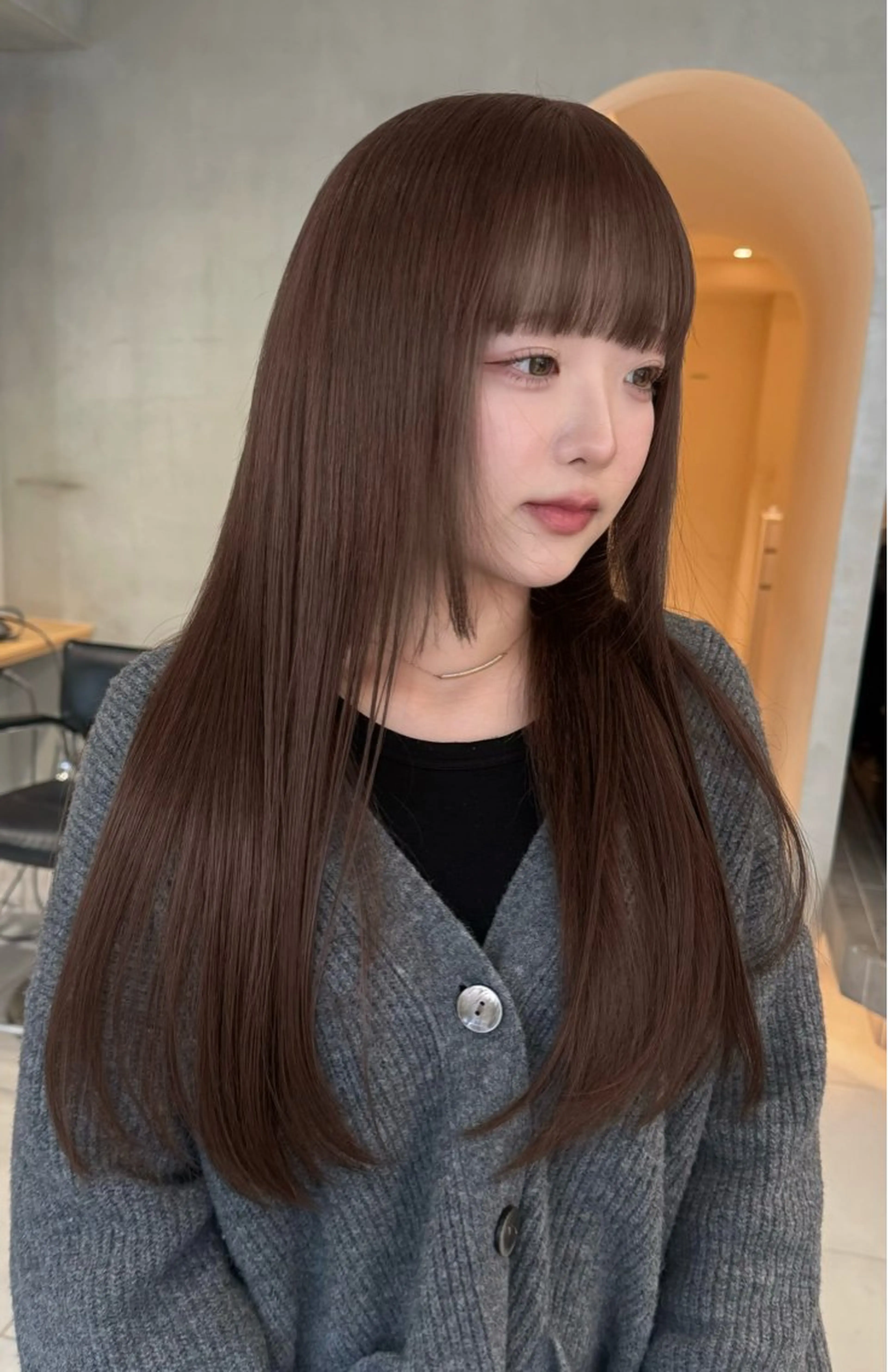 ロング カット ヘアカラー トリートメント 淡いハイトーンカラー レイヤーカットゆうかのヘアスタイル