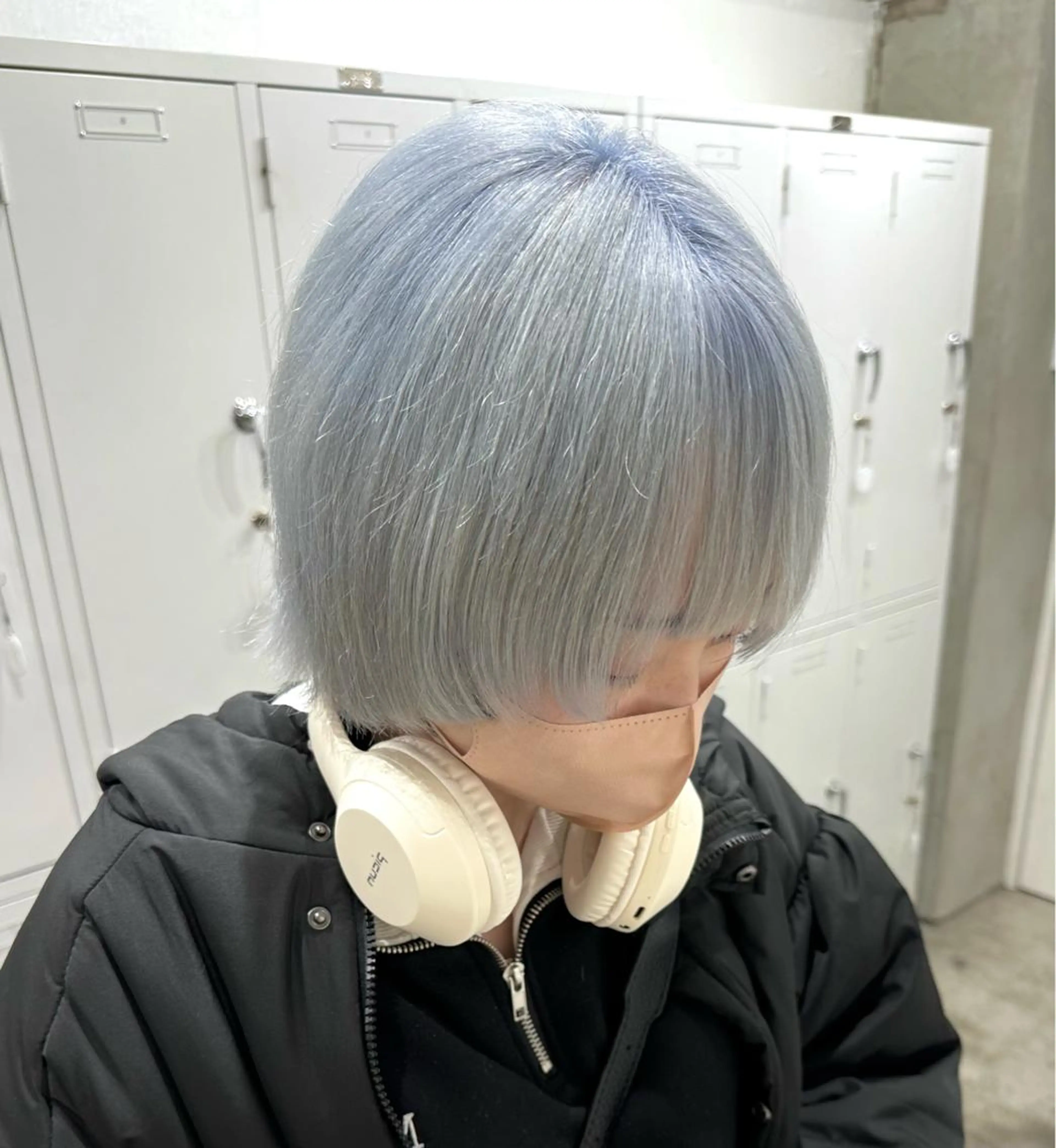 ショート カラー パーマ ヘアアレンジ メンズ ササキカズマ〻透明感 〻色落ち〻赤み消しのヘアスタイル