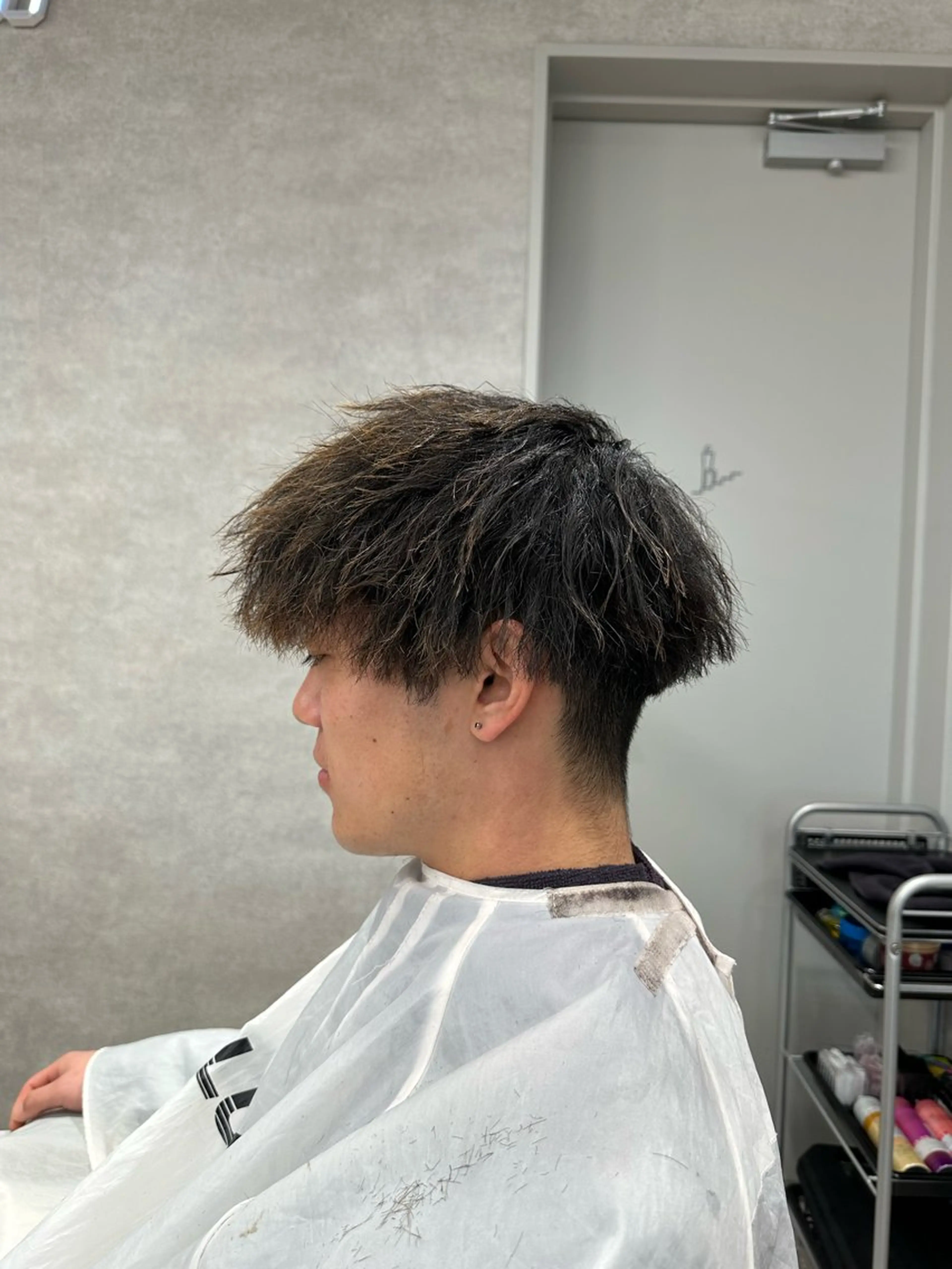 ショート メンズ マッシュ レイヤーカット マッシュヘア 【パーマ率90%】 サエキカズマのヘアスタイル