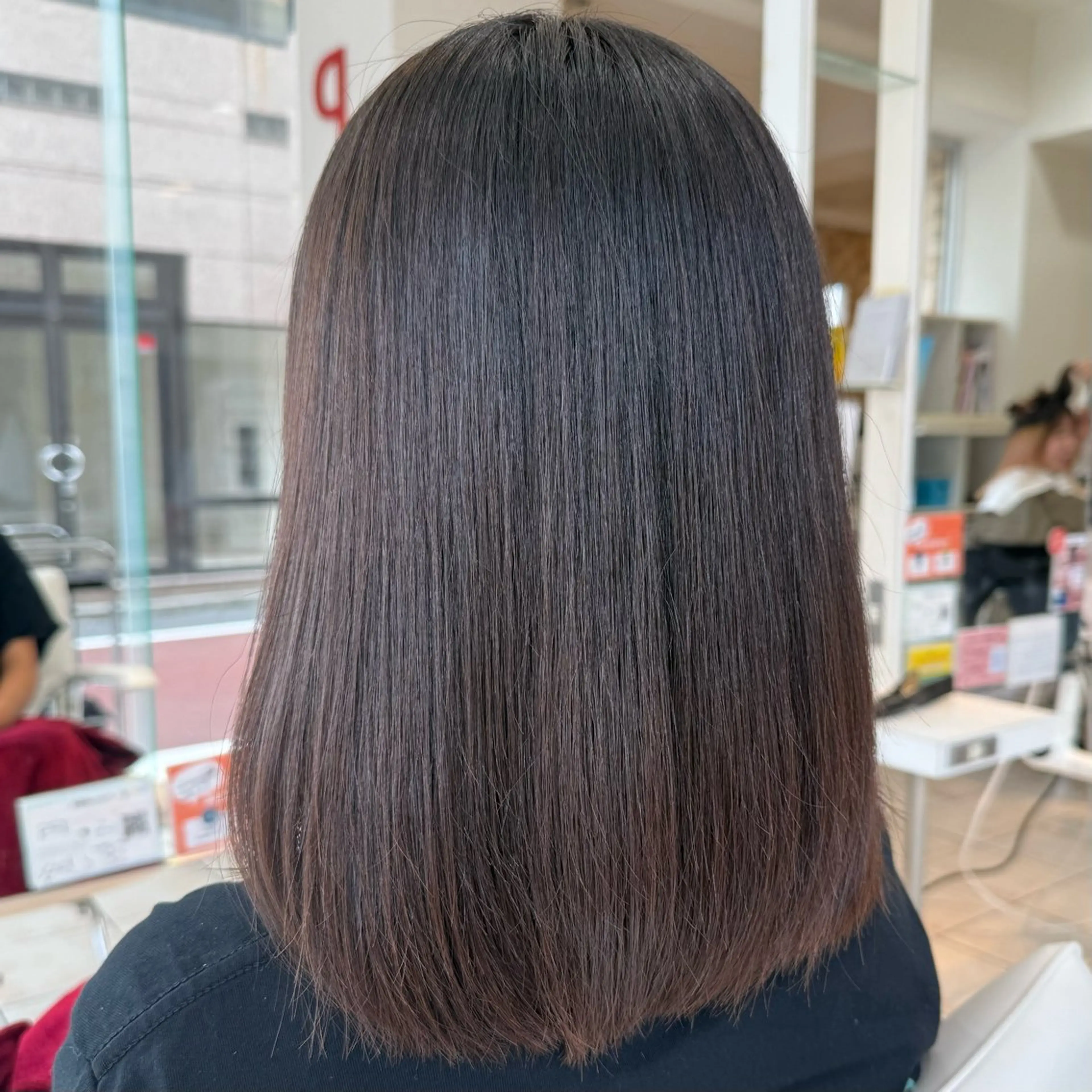 ミディアム カラー ヘアカラー カット/艶カラー🎨 平間千賀のヘアスタイル