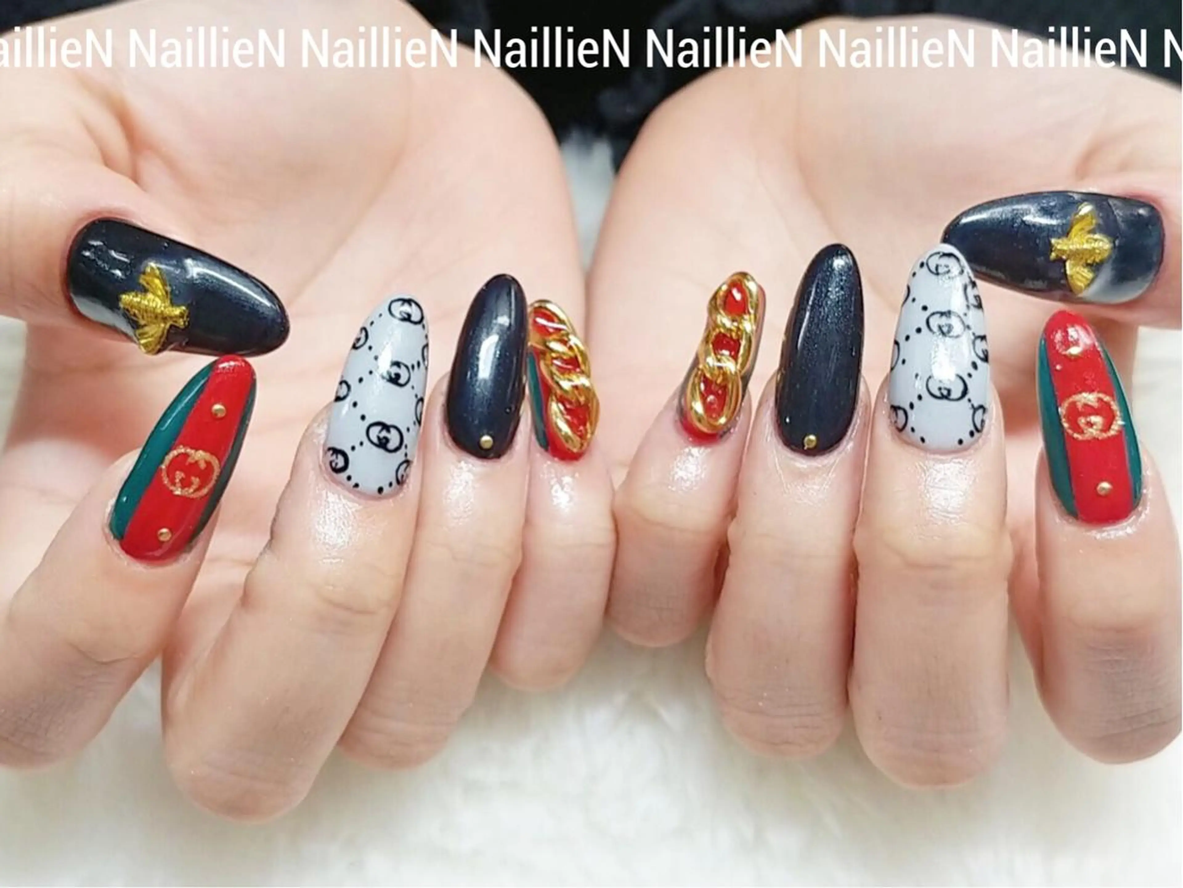 ネイル 持ち込み Nail lieNのネイルデザイン