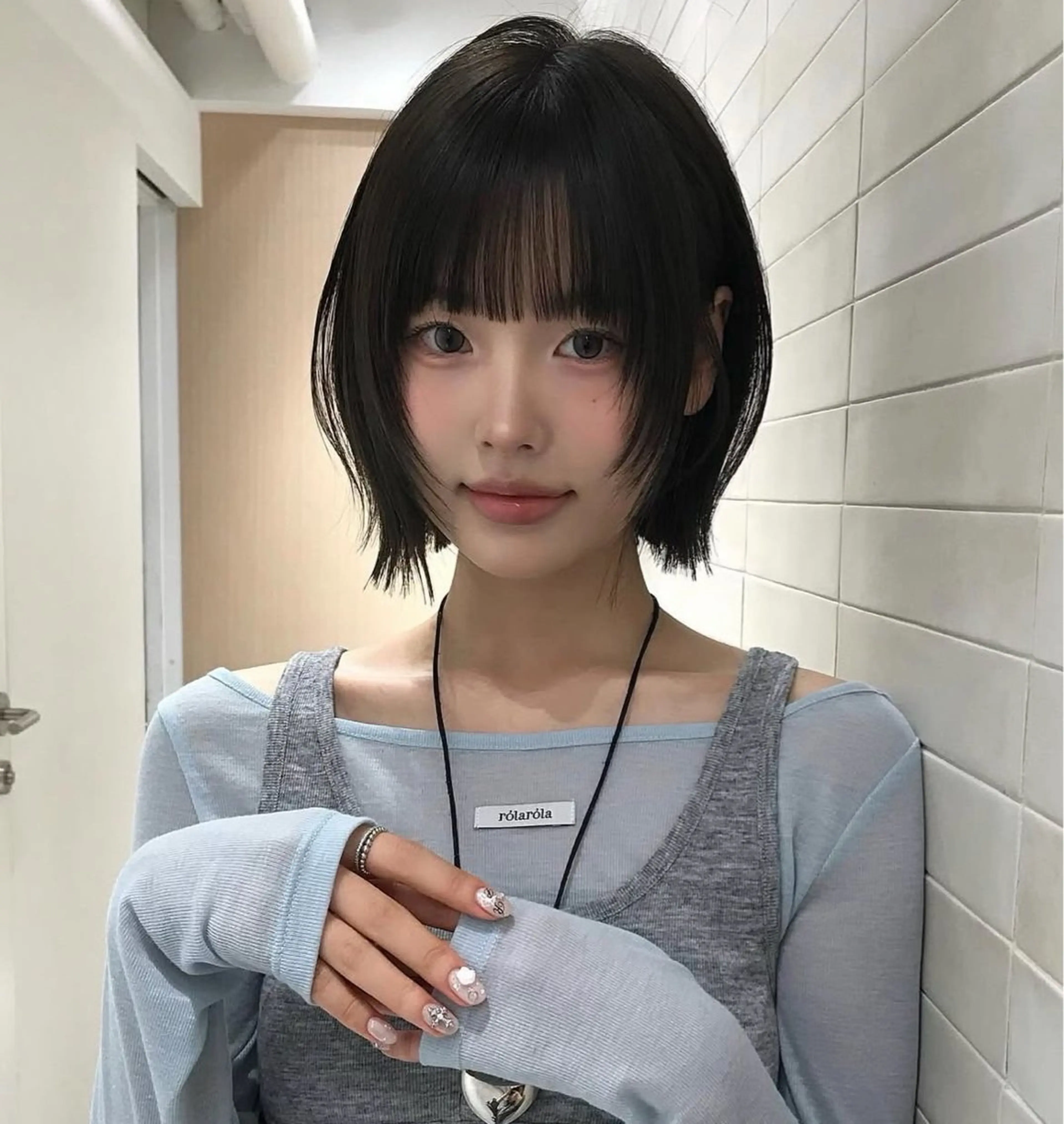 ショート 丸みショート ショートヘア 🎀艶髪ガーリーカラ ー/miruki🪽のヘアスタイル
