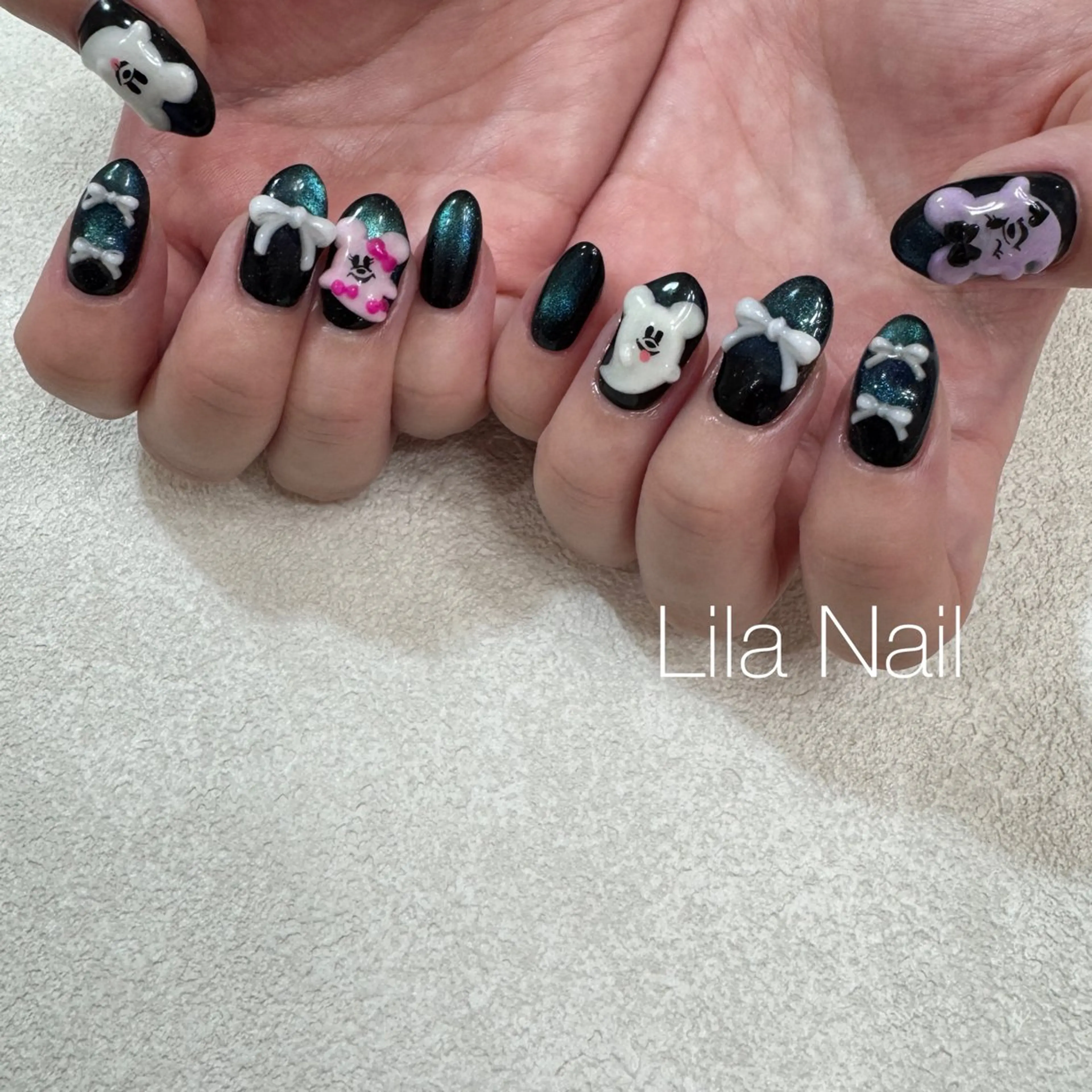 ネイル ハロウィン Lila Nail所属・Lila Nail 藤野のネイルデザイン