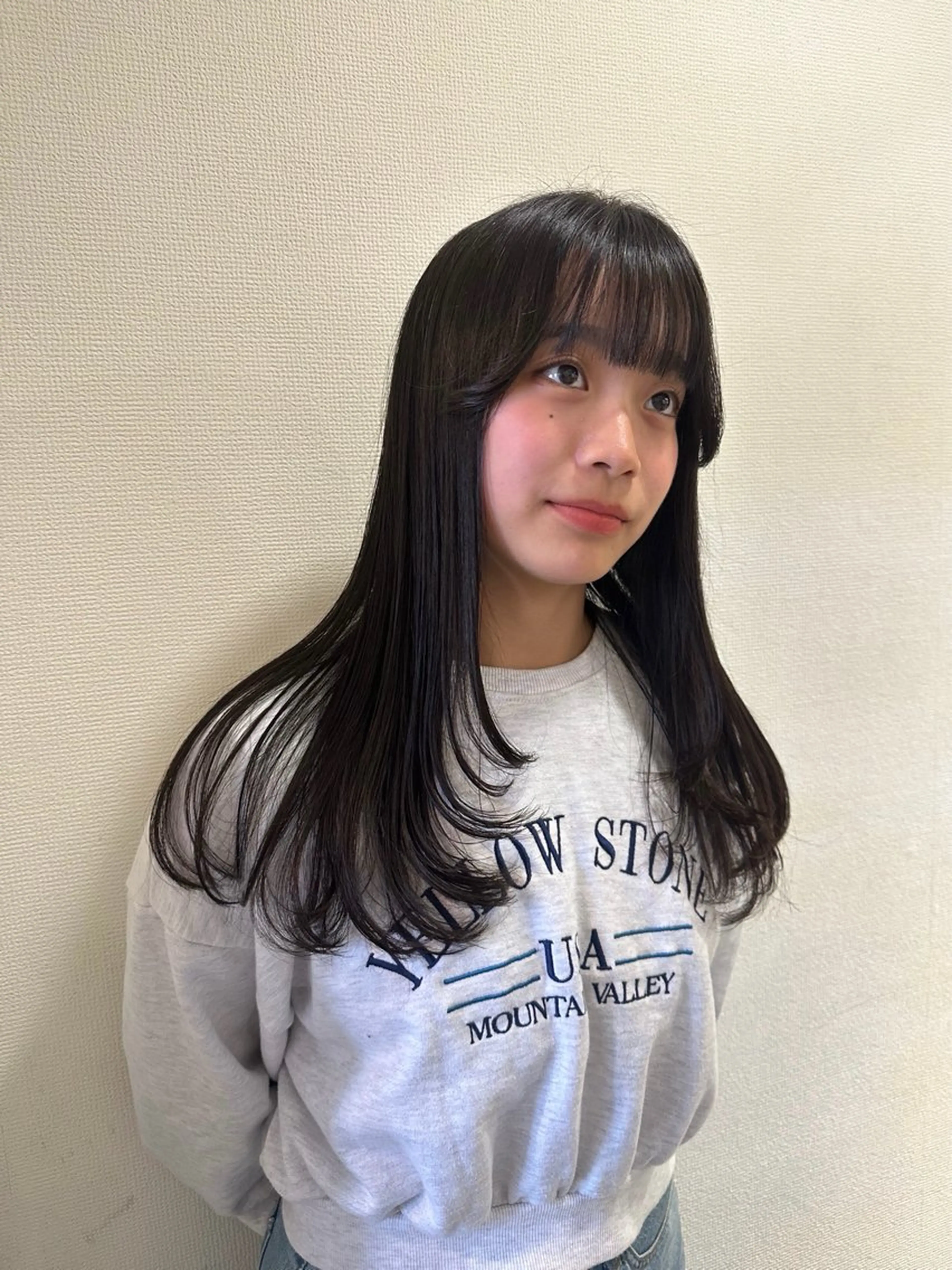 ロング レイヤーカット ハシヅメ キョウカのヘアスタイル