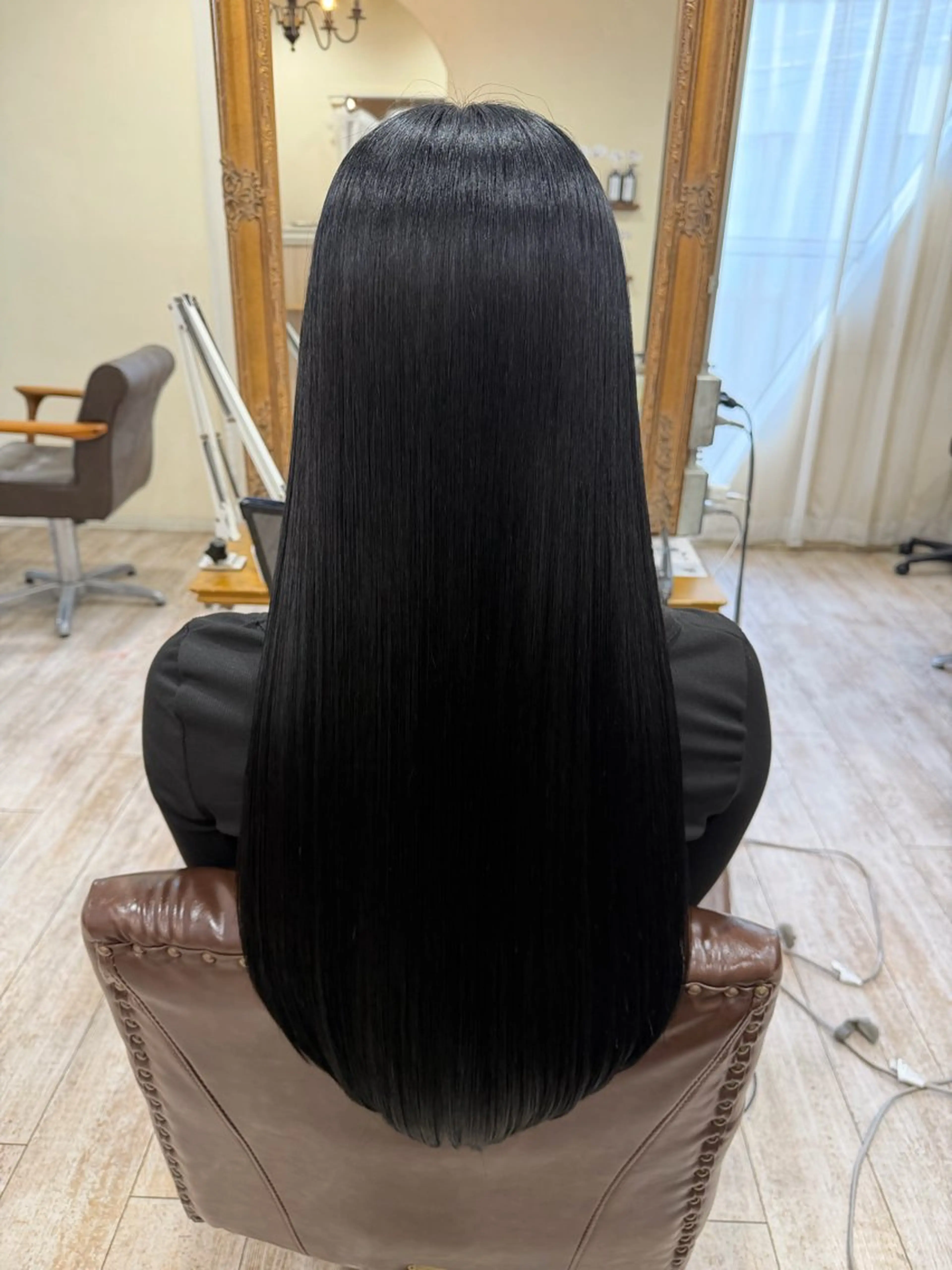 ロング カラー 髪質改善 レイヤーカット ロング カット ヘアカラー 縮毛矯正 トリートメント 新越谷noble店長 松本拓也▶◀*.のヘアスタイル