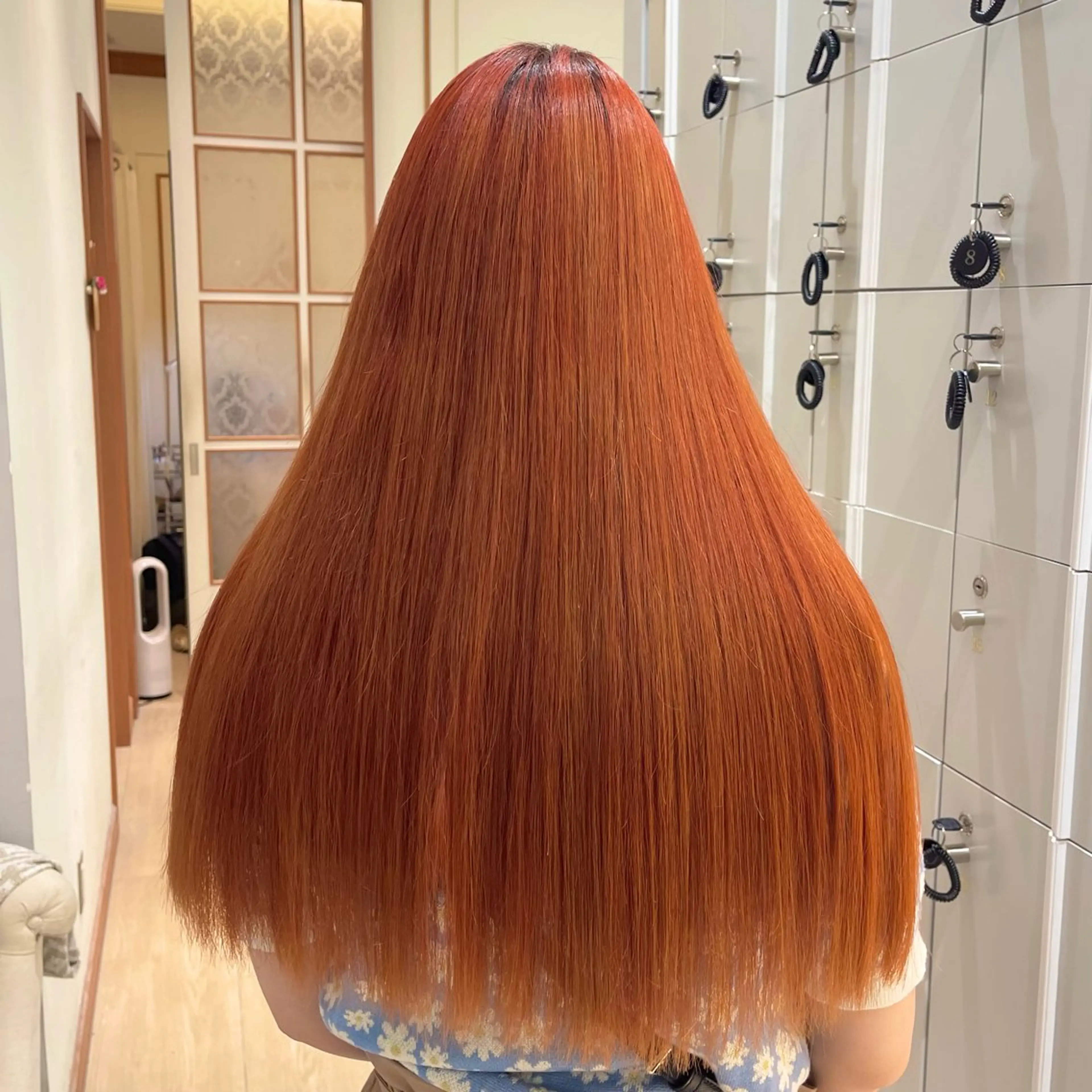 ロング カラー ハイトーンカラー オレンジ 🍎ハイトーンカラー /MANA🍎のヘアスタイル