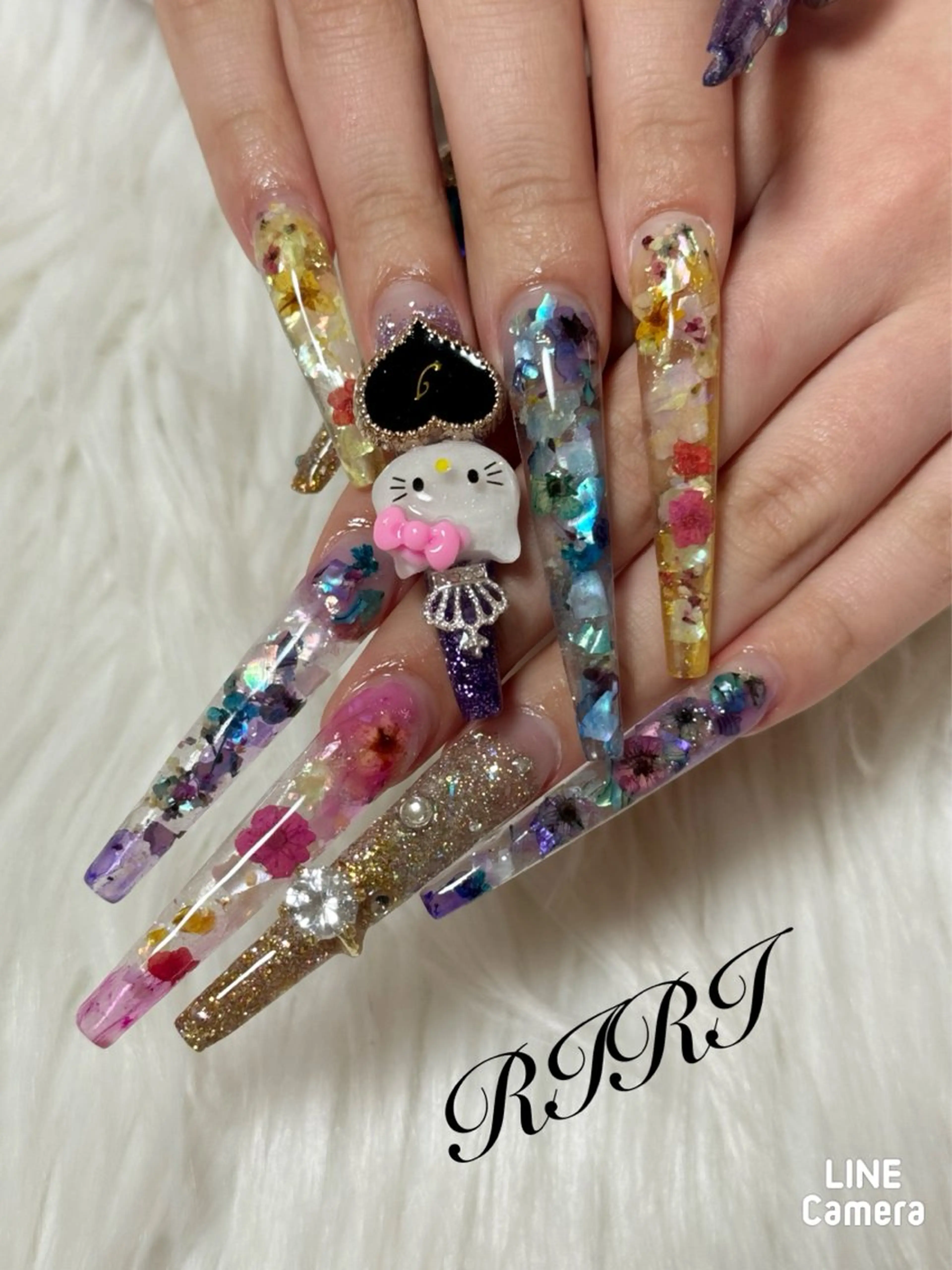 ネイル ハンドネイル riri オーナーのネイルデザイン