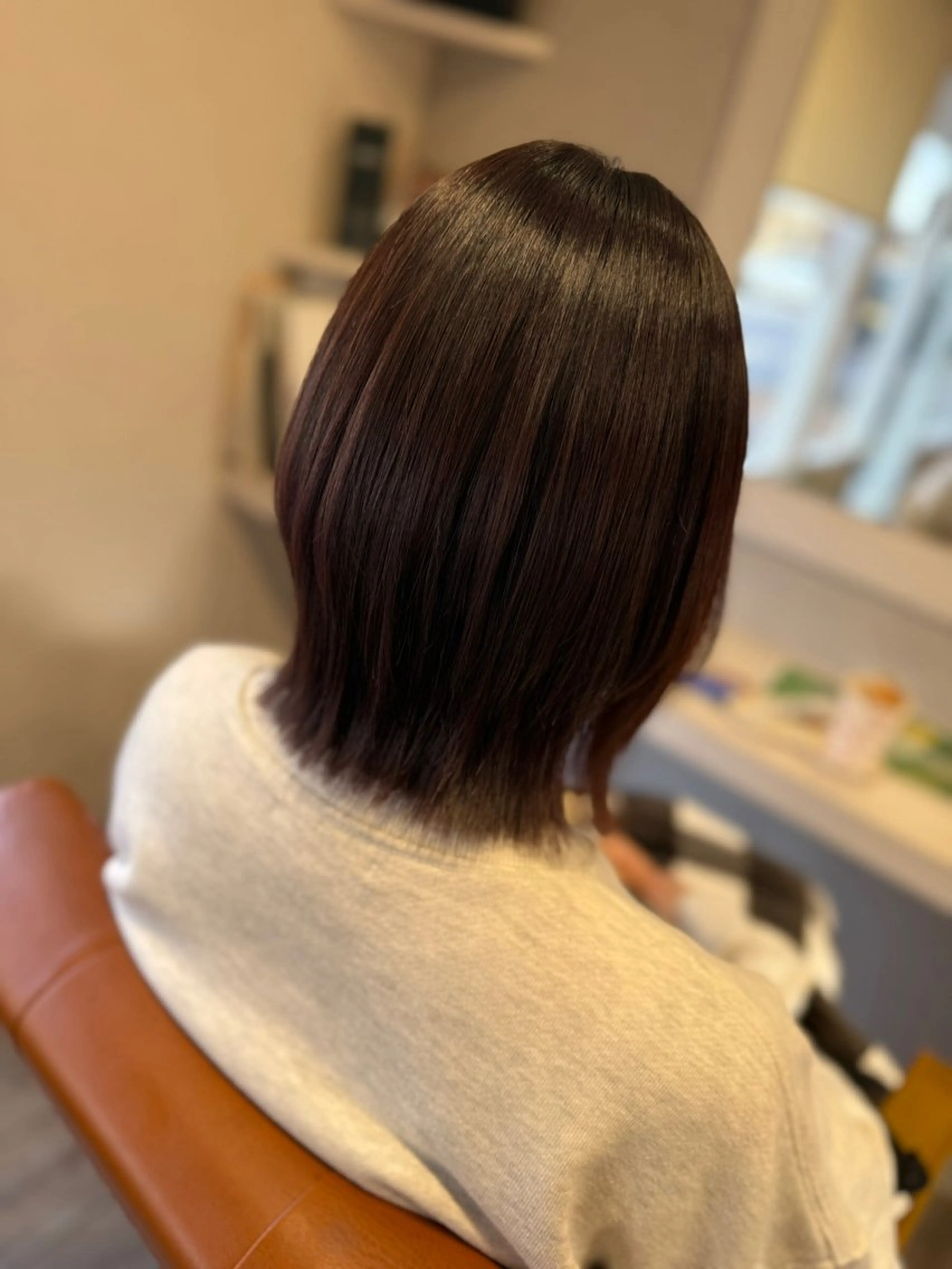 ミディアム カラー パーマ カット 縮毛矯正 YAP！HAIR トコツメアヤノのヘアスタイル