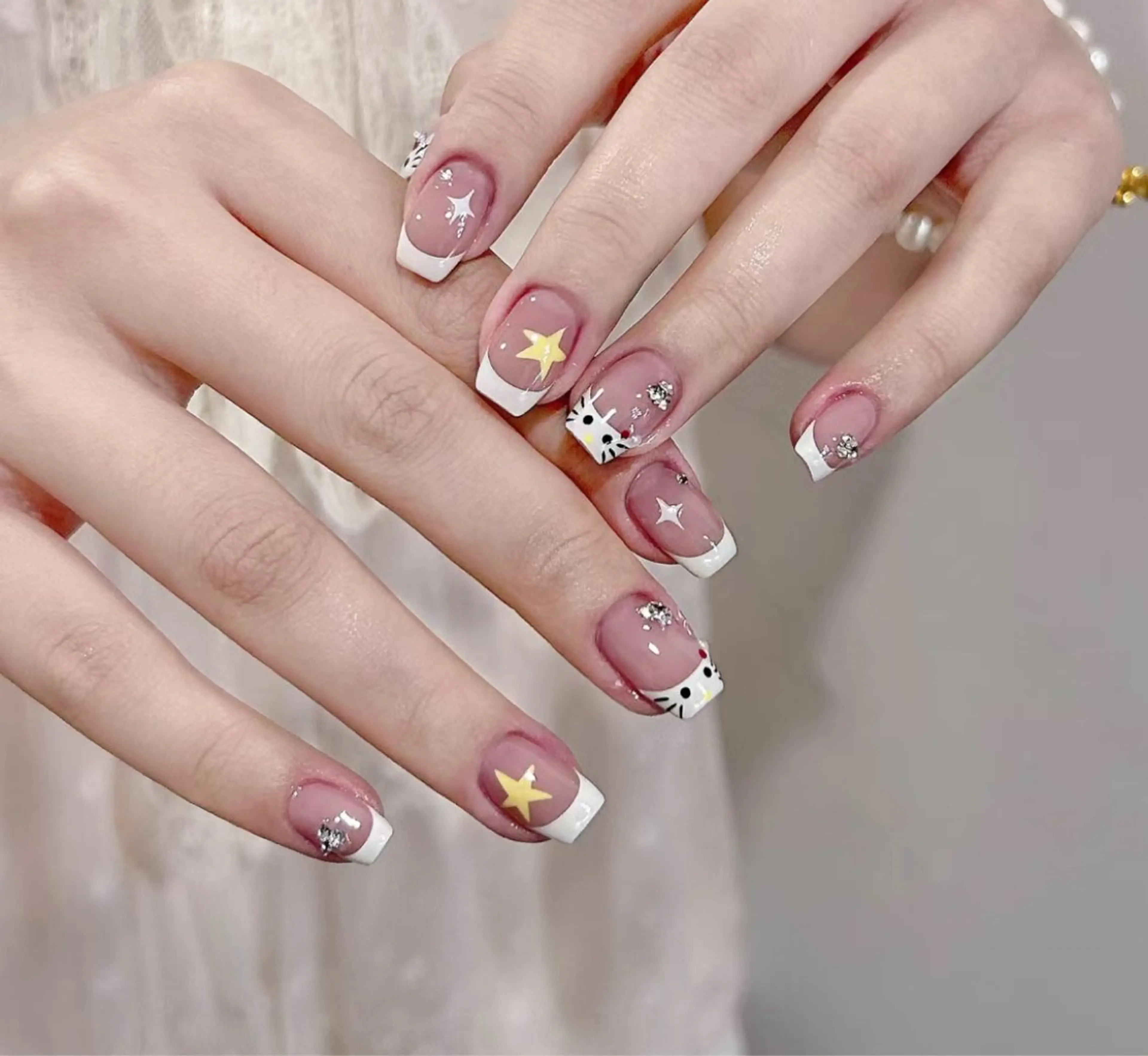 ネイル フレンチネイル シンプルネイル chirin nailのネイルデザイン