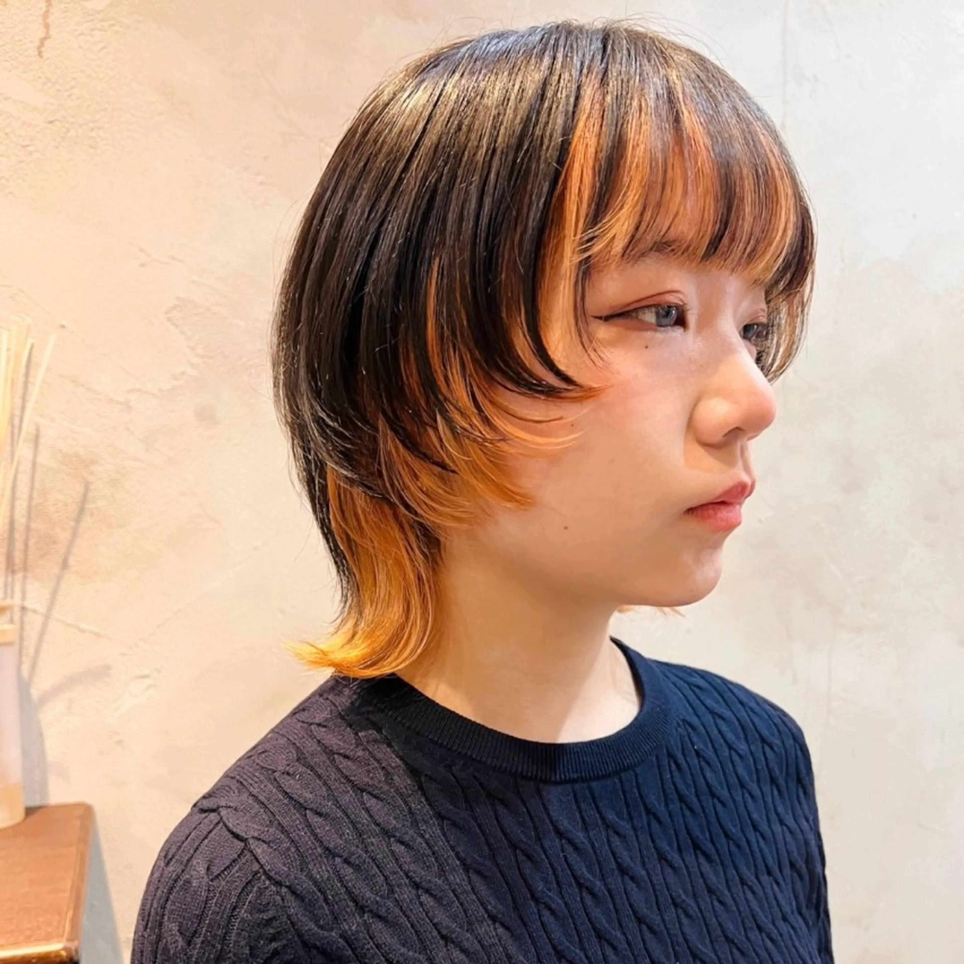 ミディアム カラー 矢澤涼夏 🎀ツヤ髪のヘアスタイル