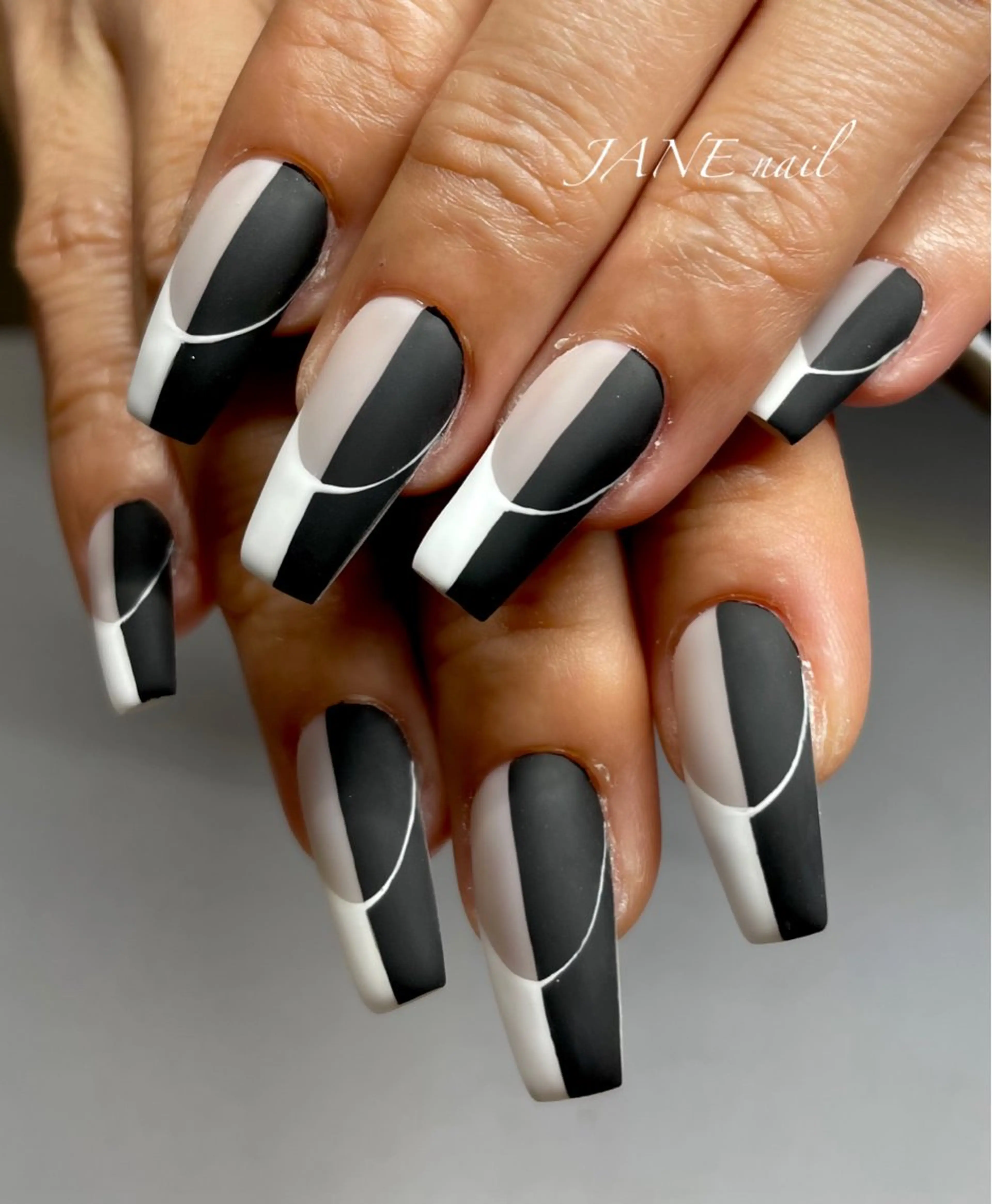 ネイル フレンチネイル ロングネイル ハンドネイル Nail Salon JANEのネイルデザイン