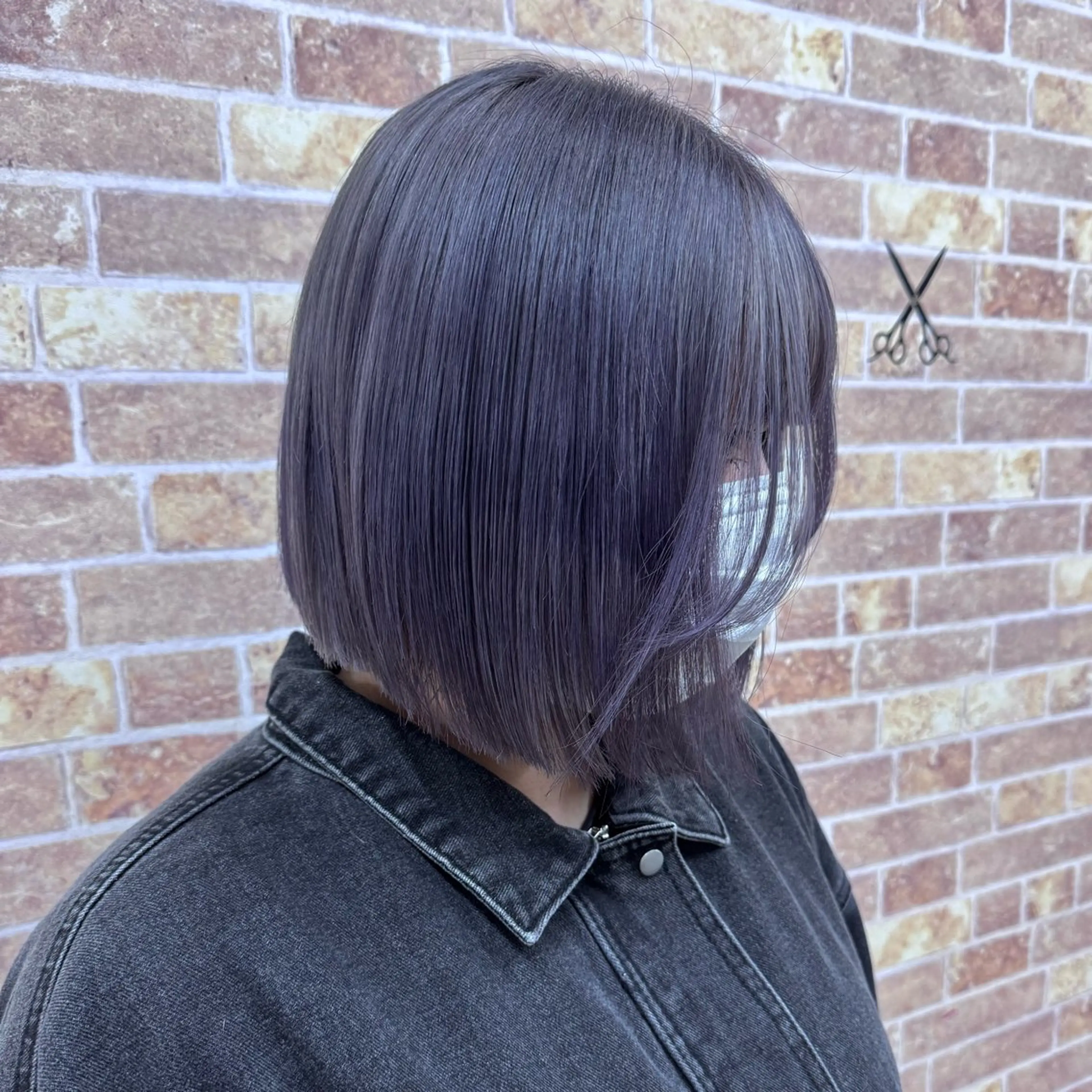 ミディアム ボブ 皆川 千奈実のヘアスタイル