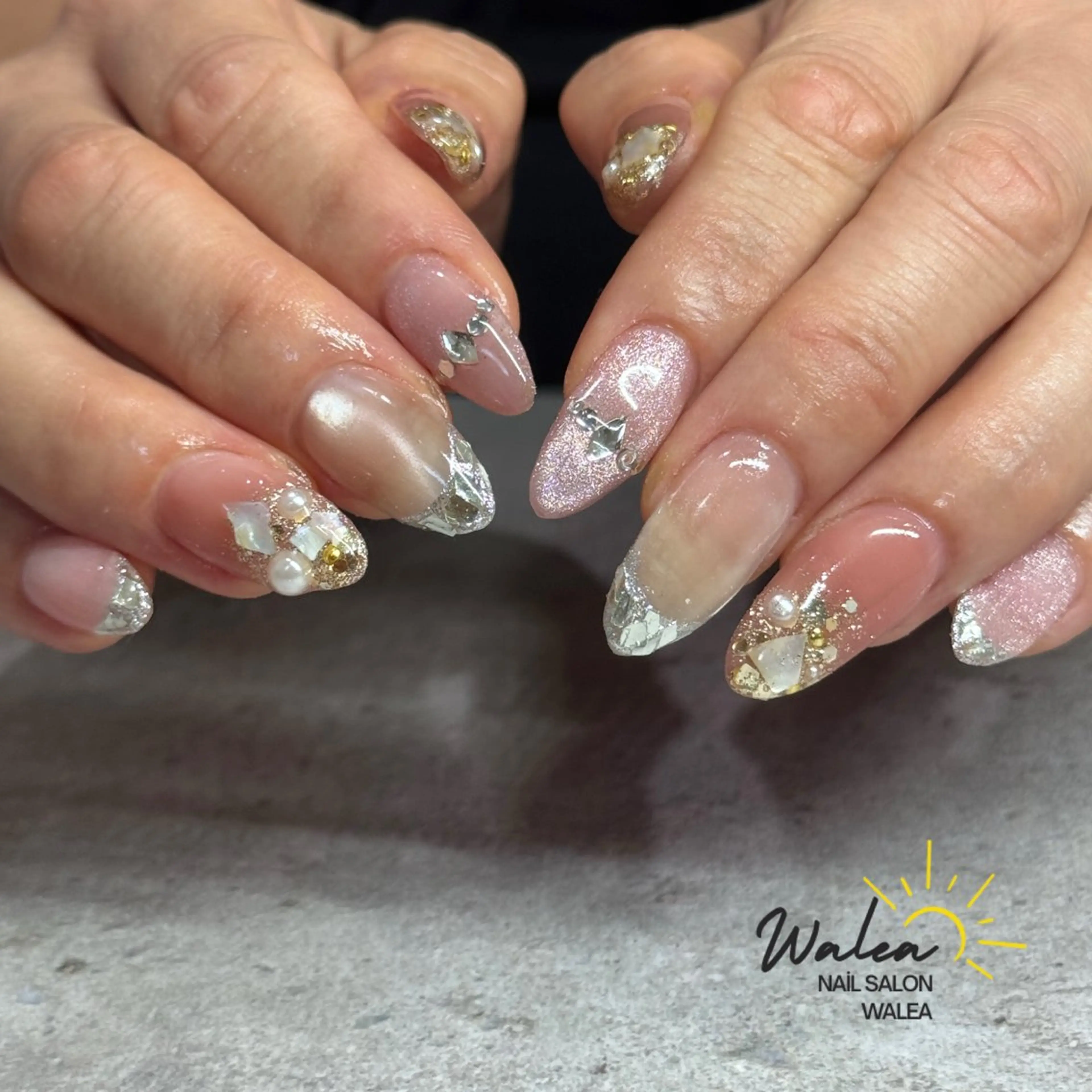 ネイル ハンドネイル nail salon waleaのネイルデザイン