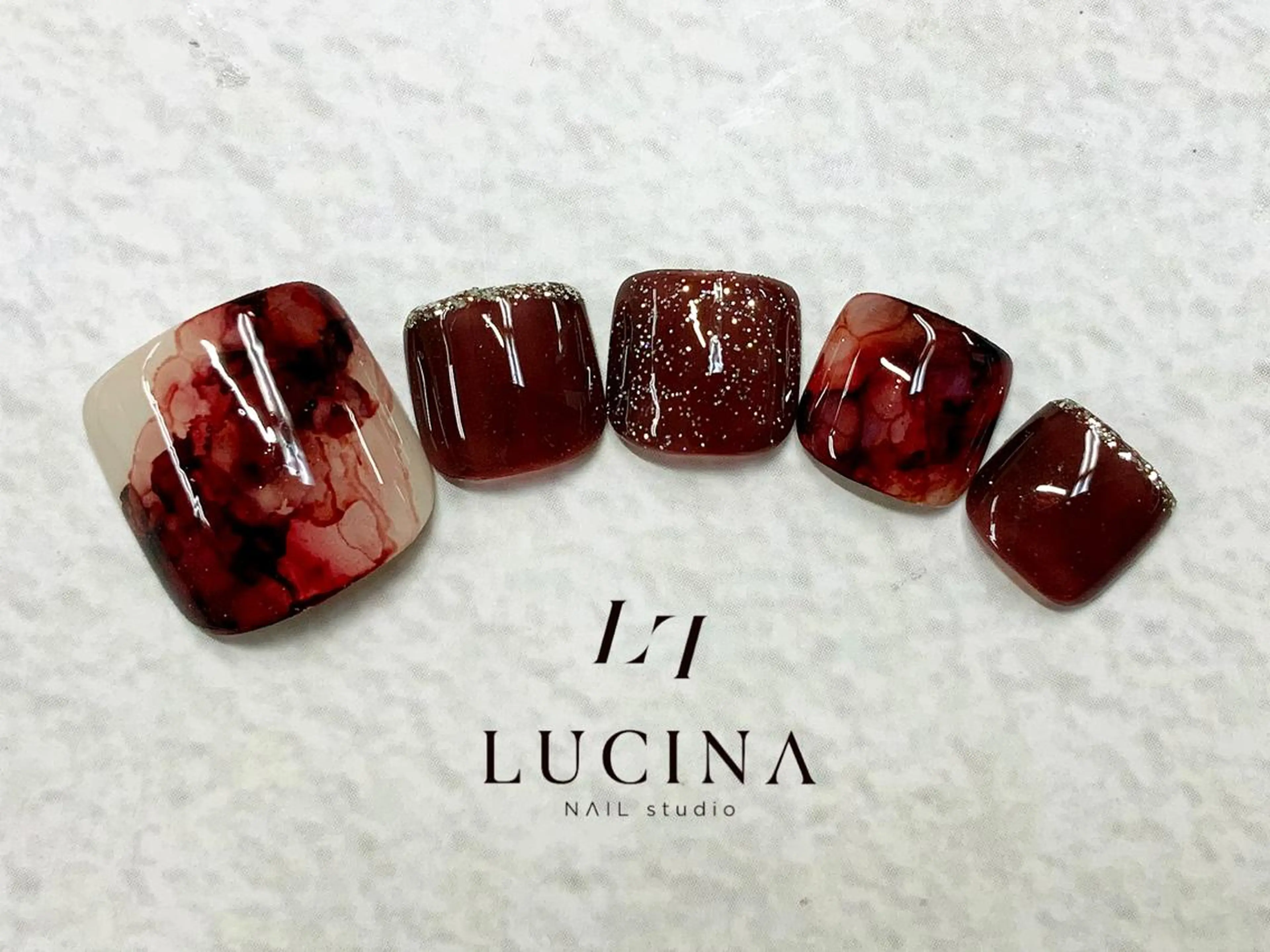 【フット】オフあり 定額トレンドアートコース(ドライケア付き)の写真