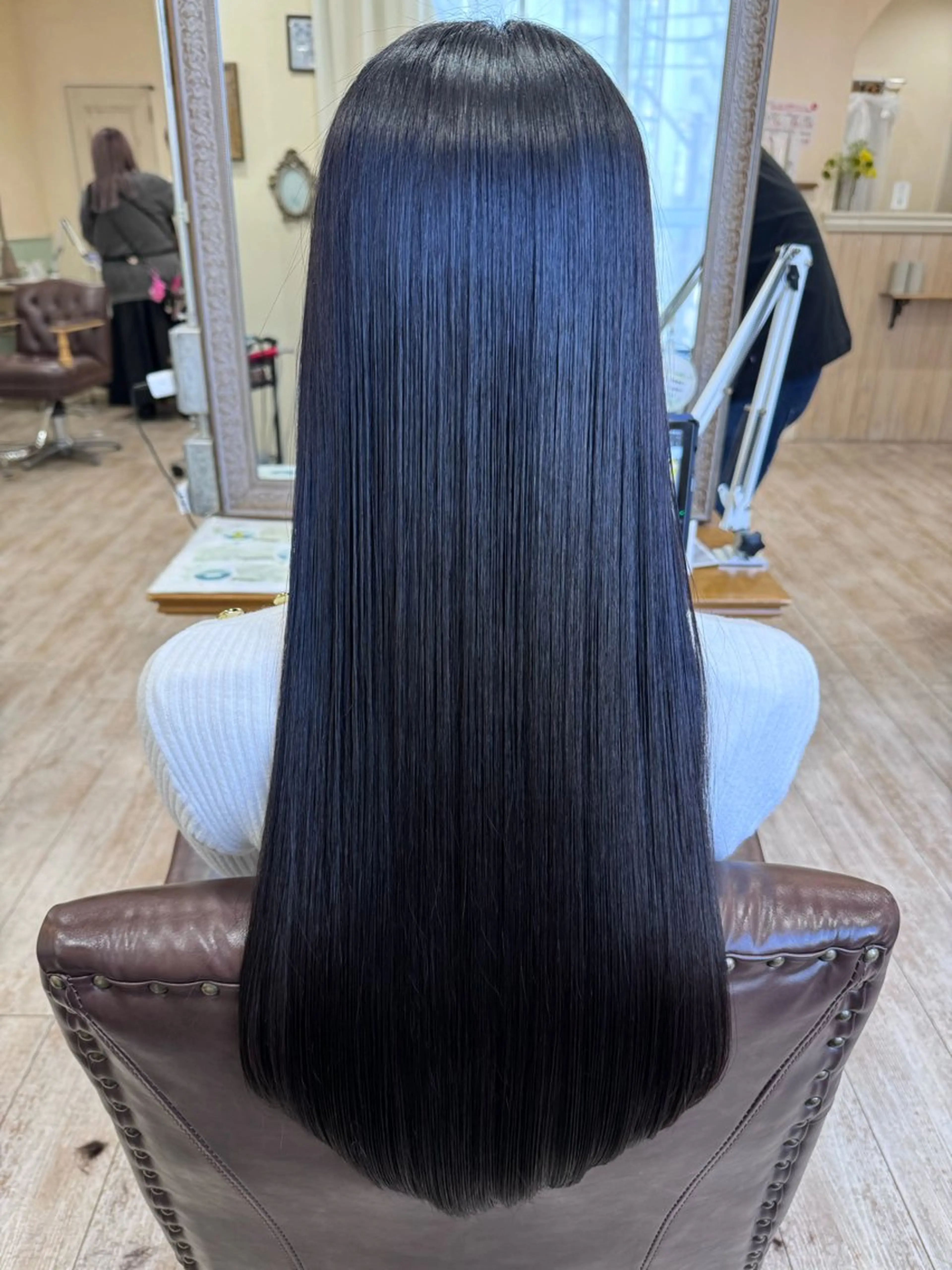 ロング カラー 髪質改善 ロング カット ヘアカラー 縮毛矯正 トリートメント 新越谷noble店長 松本拓也▶◀*.のヘアスタイル