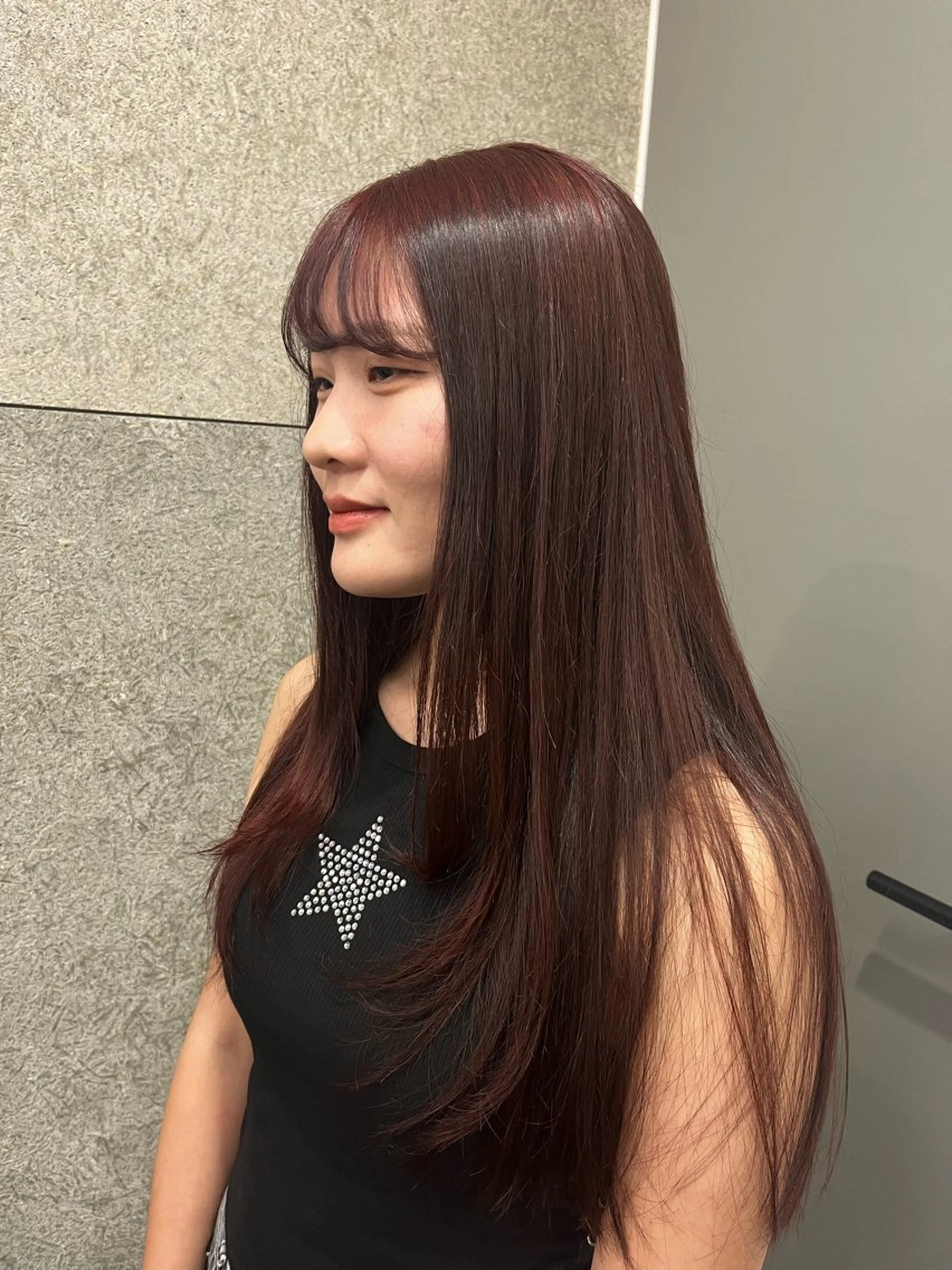 ロング ヘアカラー riko／ SYS by fitのヘアスタイル