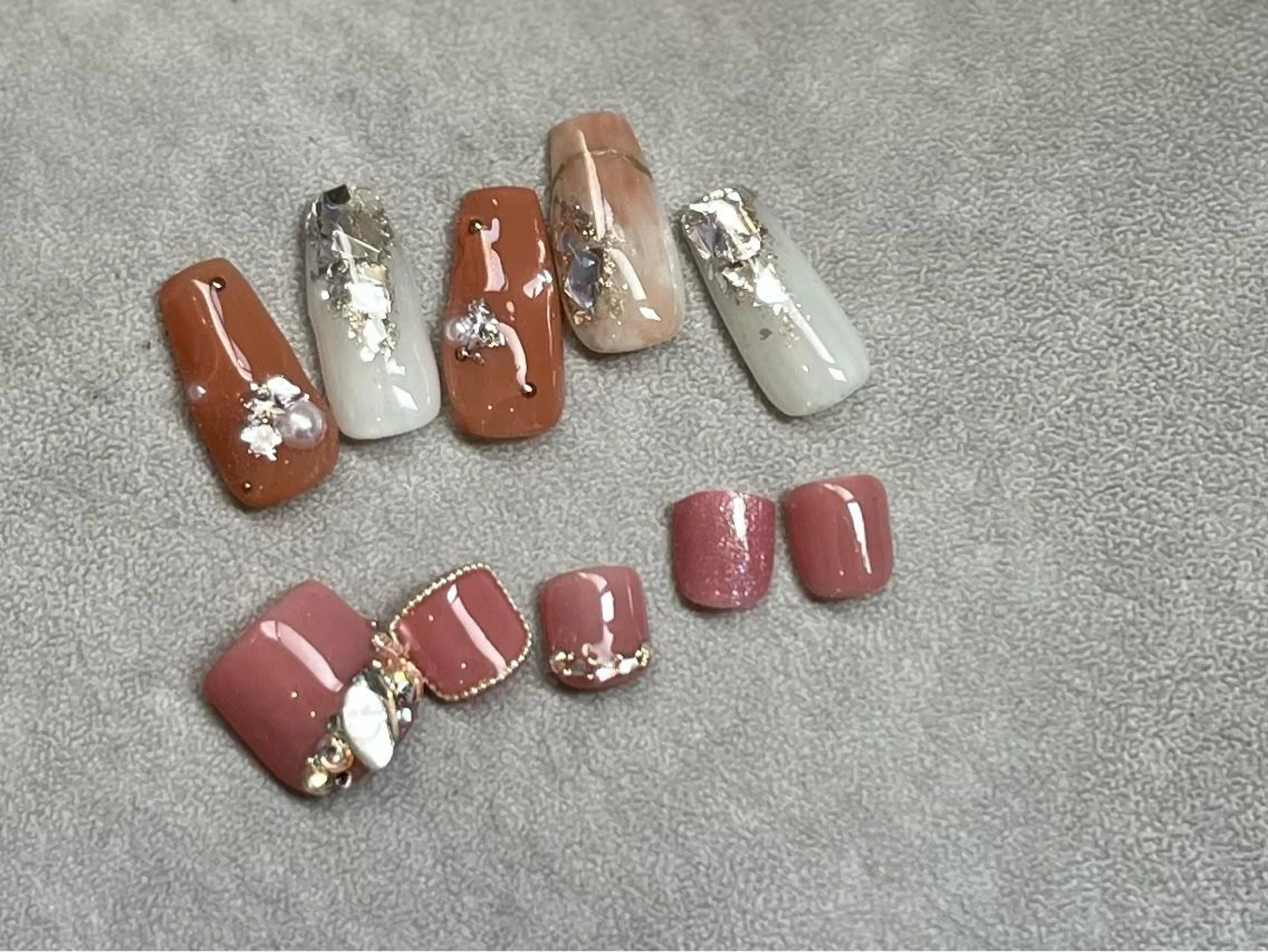 ネイル Sun Brown サンブラウンのネイルデザイン