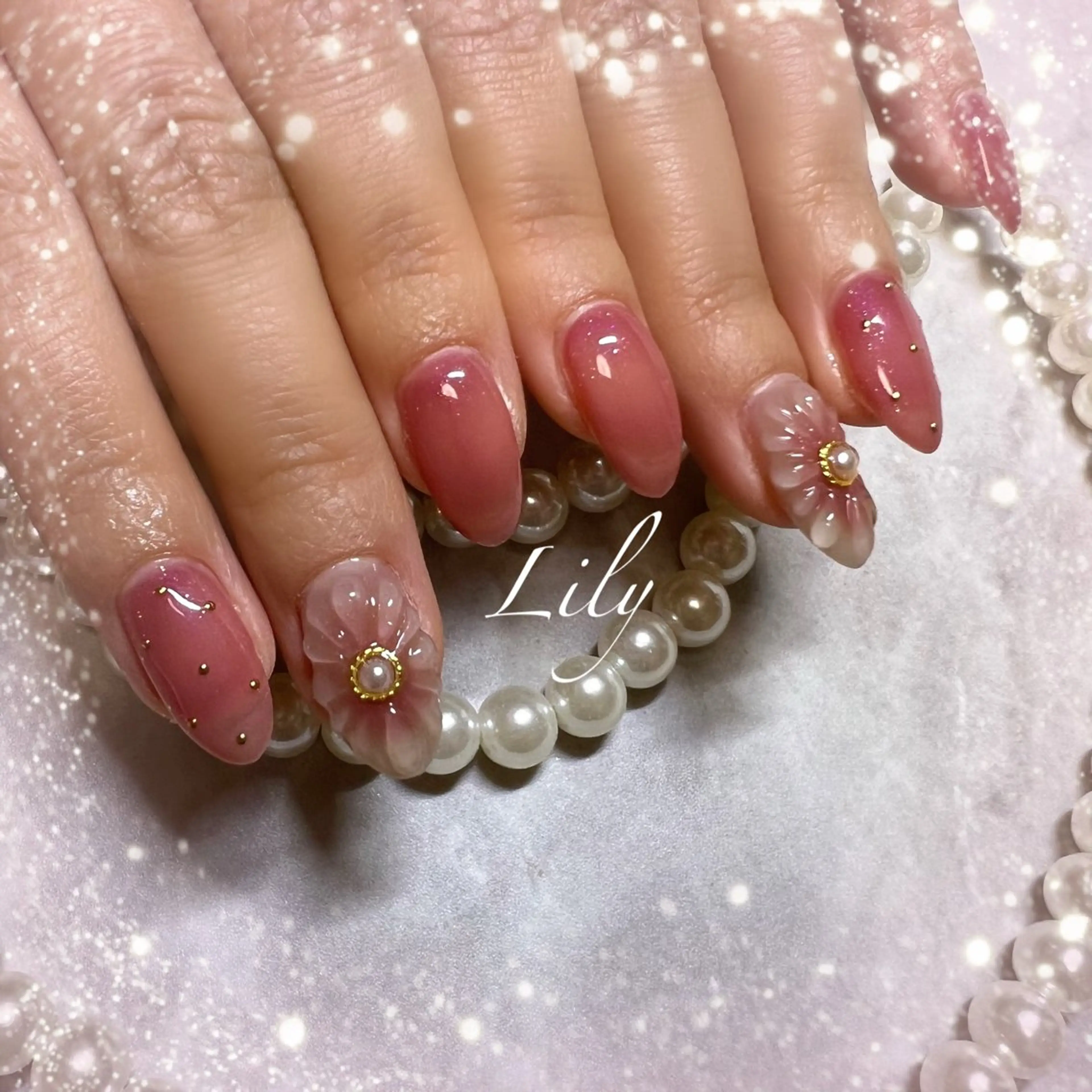 ネイル フットネイル Lily*nail 🌻Mii🌻のネイルデザイン