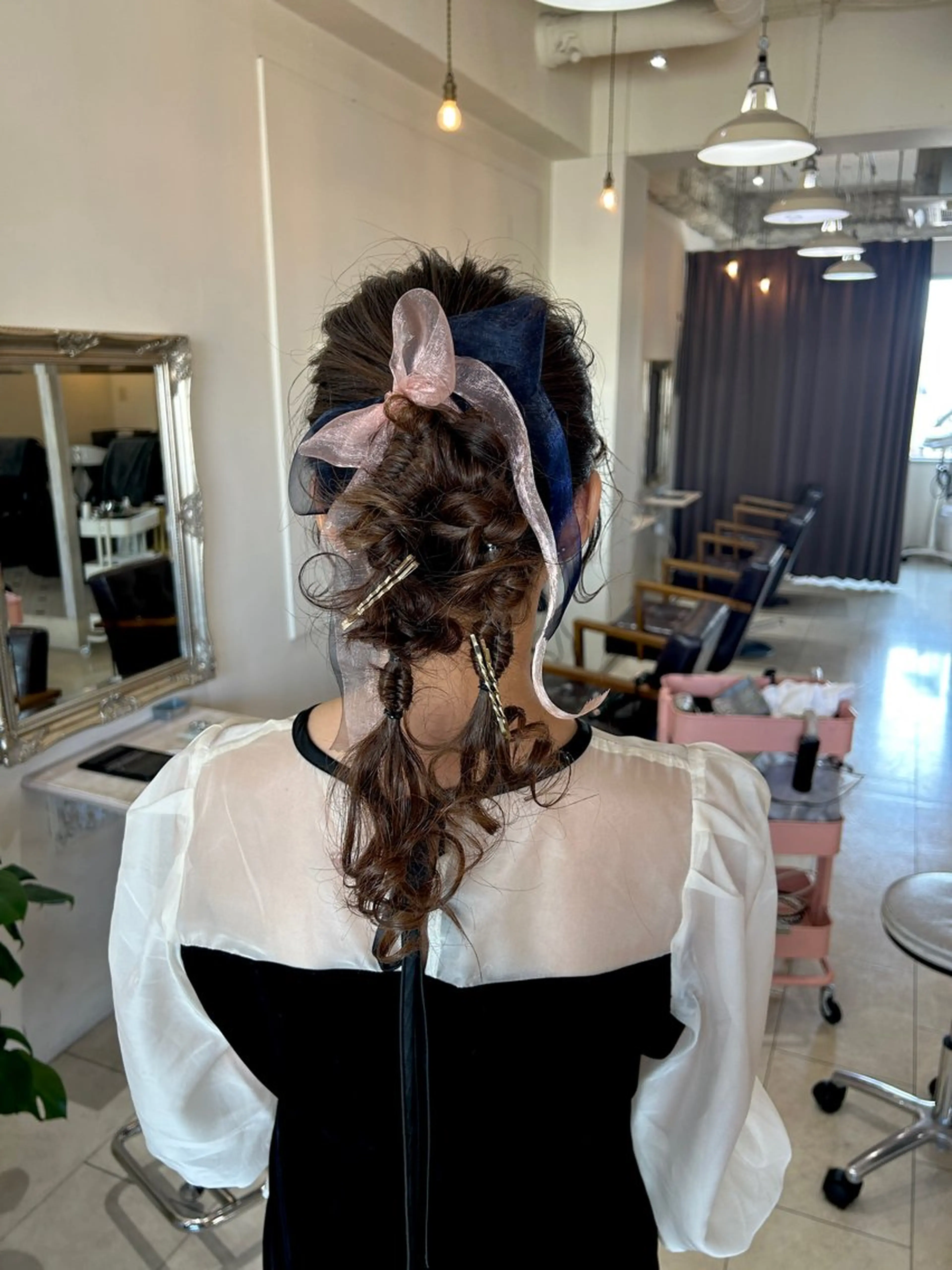 ロング ヘアセット Maho/海外 レイヤー/ハッシュのヘアスタイル