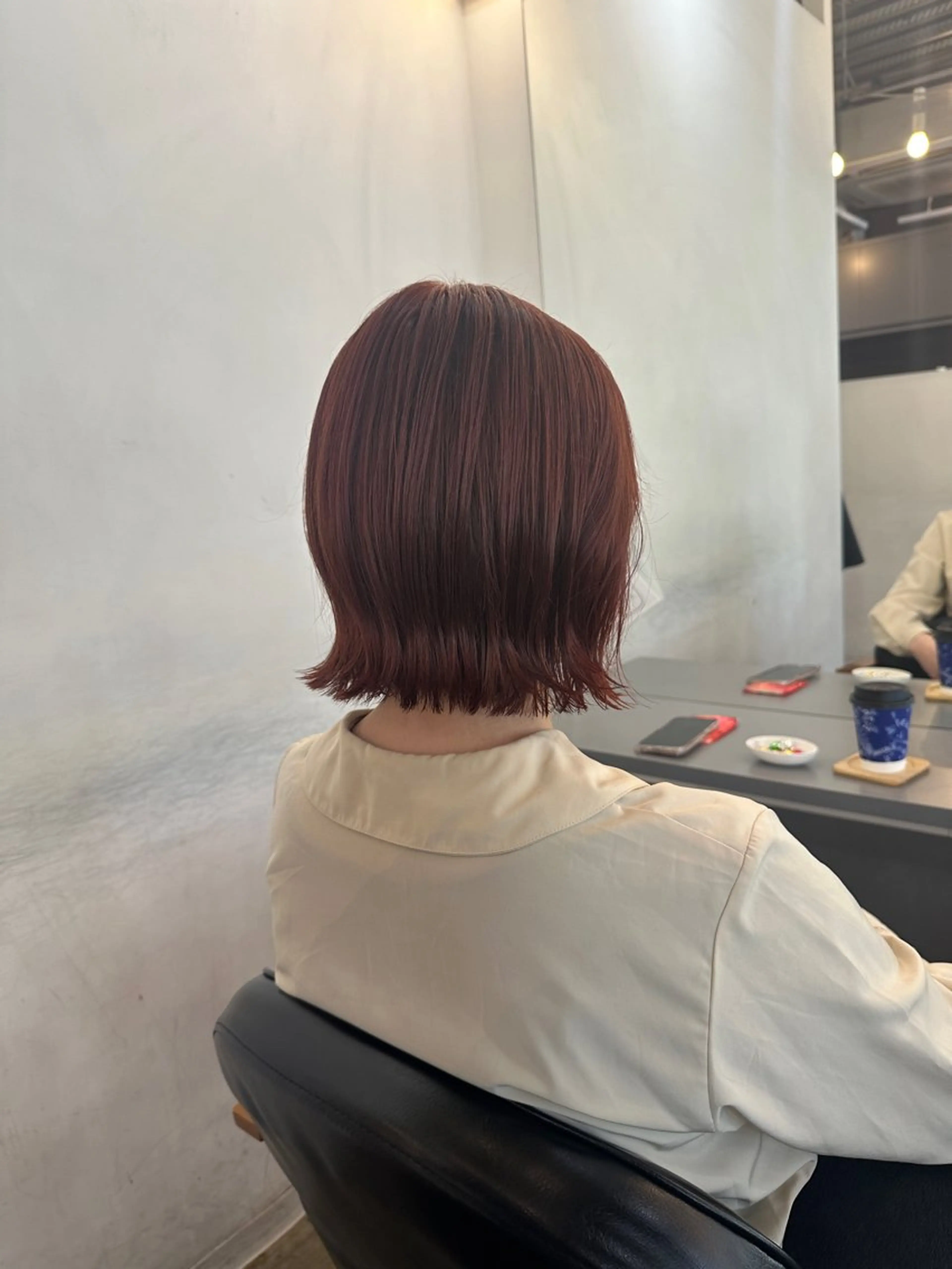ショート ボブ/ぱつっとボブ/ 谷口 海星のヘアスタイル