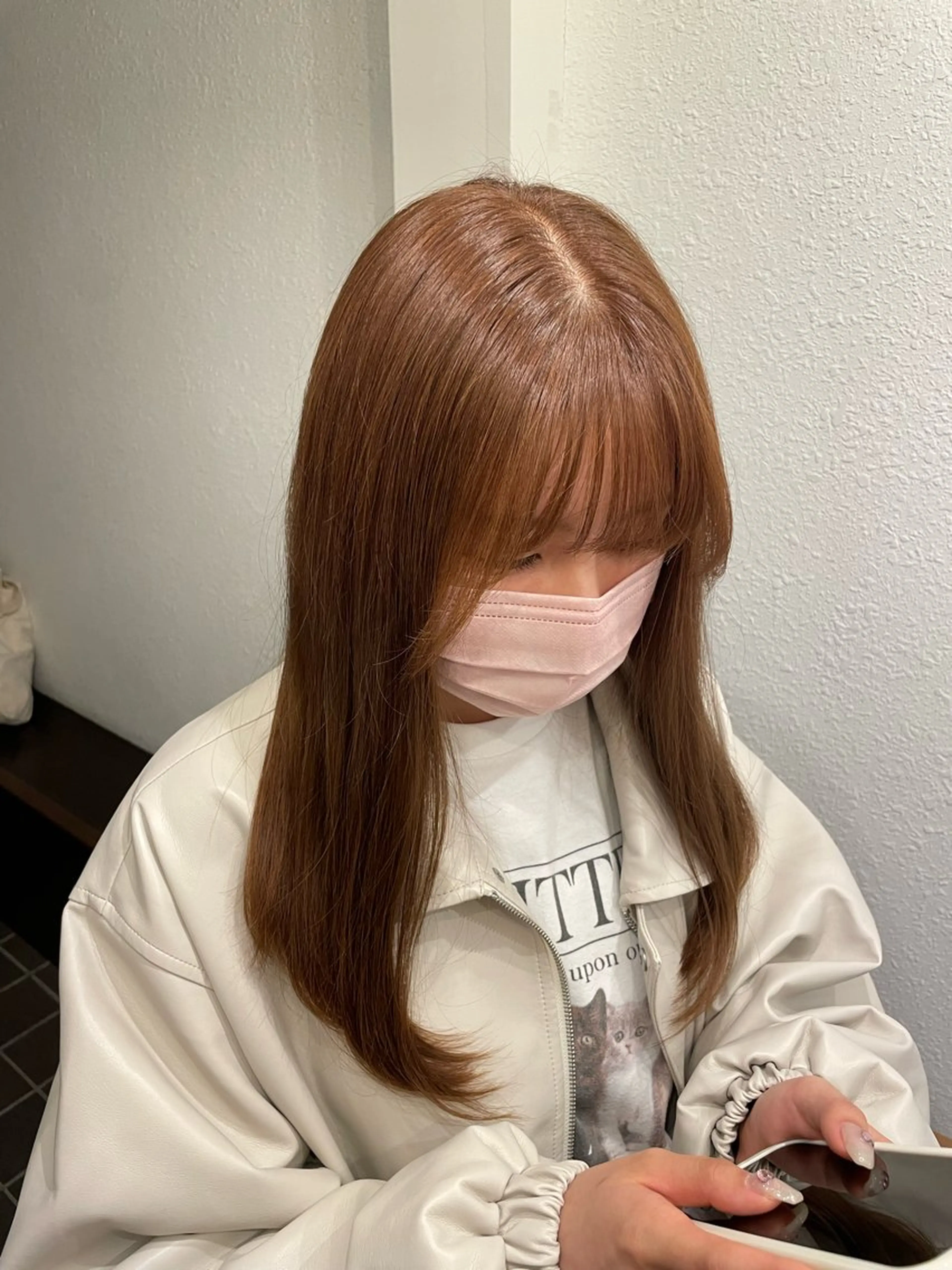 ロング 暖色カラー/ メンズ/名駅/ユキハのヘアスタイル