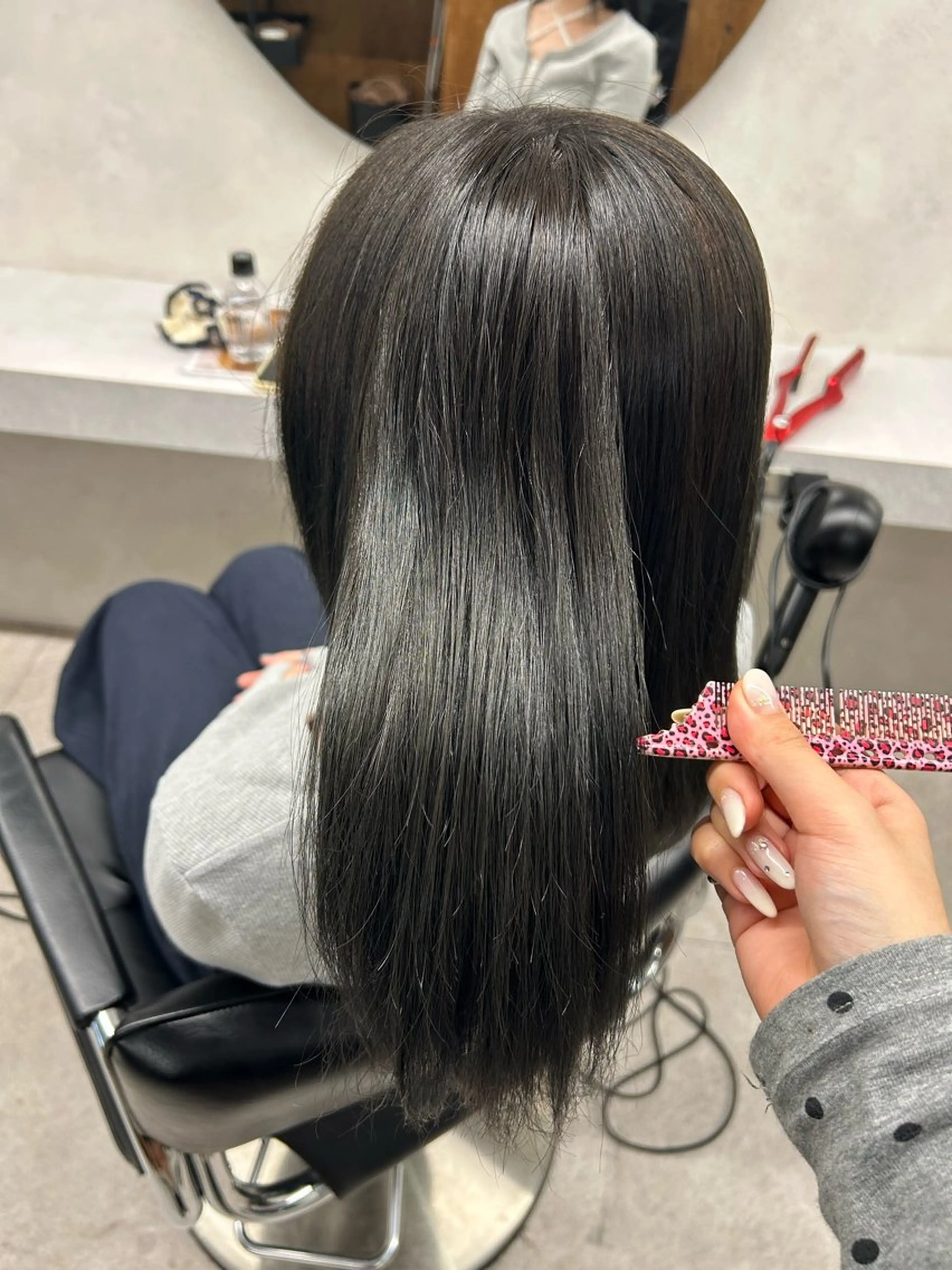 ミディアム ヘアカラー 🎀HARU ボブ/ヘアセット🫧のヘアスタイル