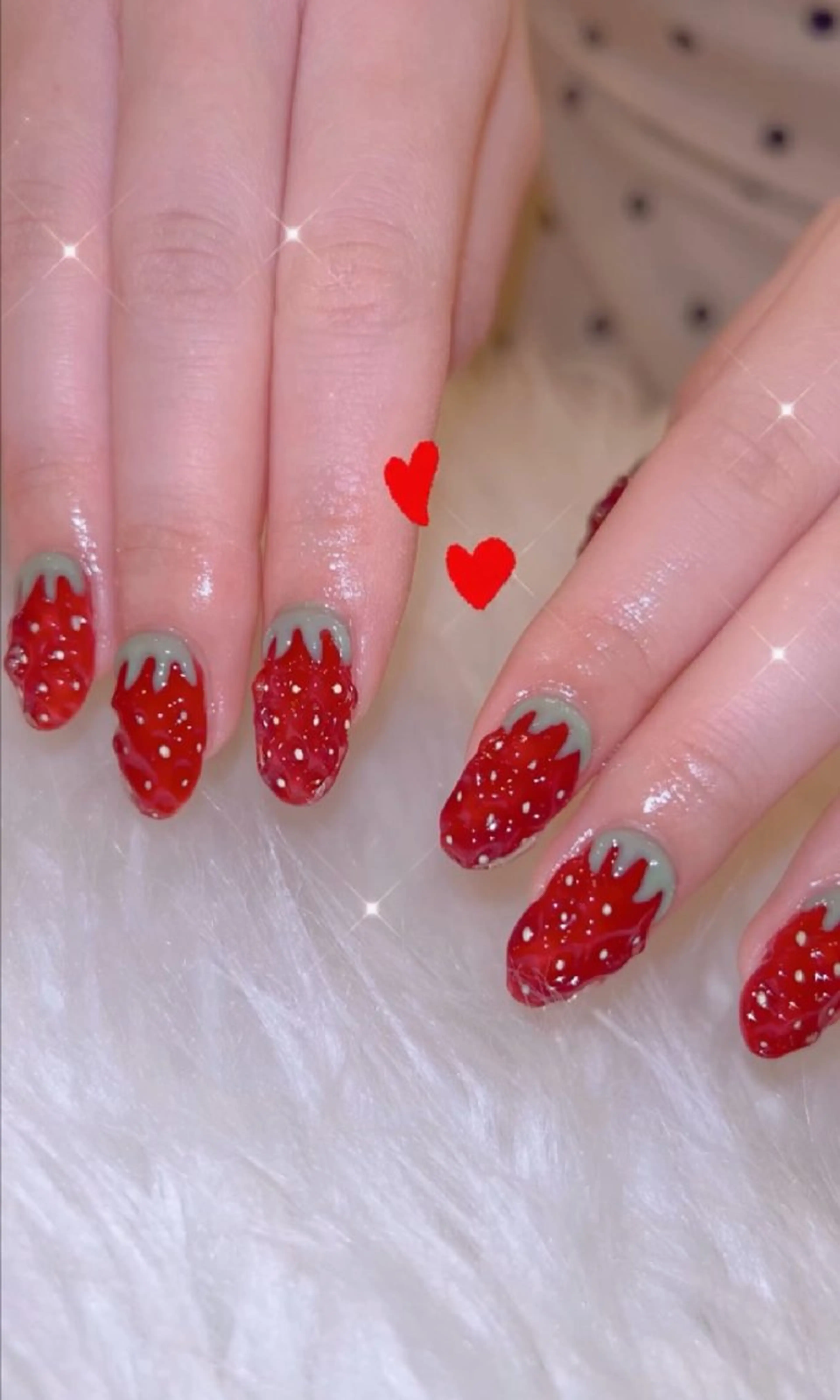 ネイル アートネイル バレンタイン ハンドネイル I LOVE ME NAIL.｡.:*♡のネイルデザイン