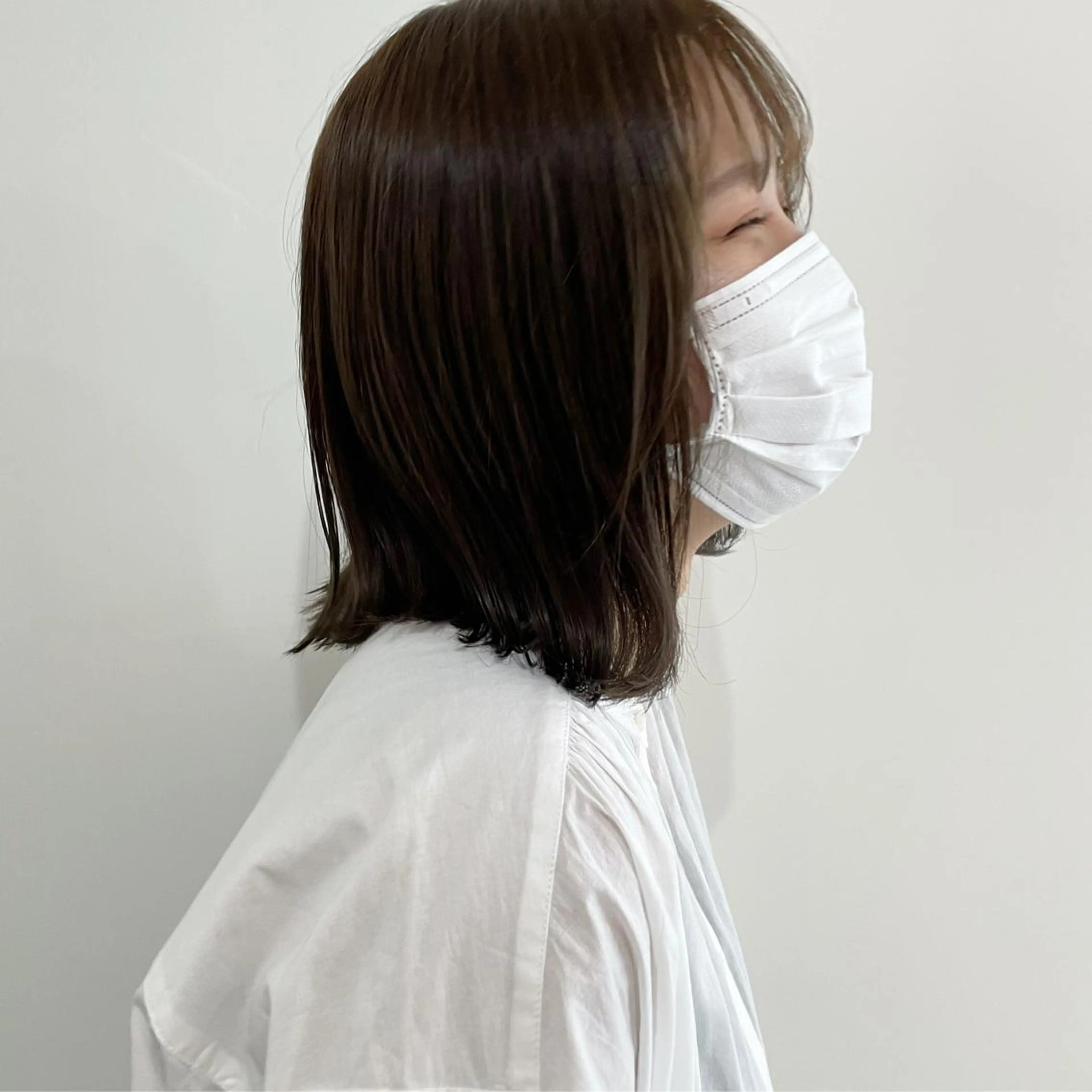 ミディアム 🤍似合わせパーマ 奥田沙耶🫧のヘアスタイル