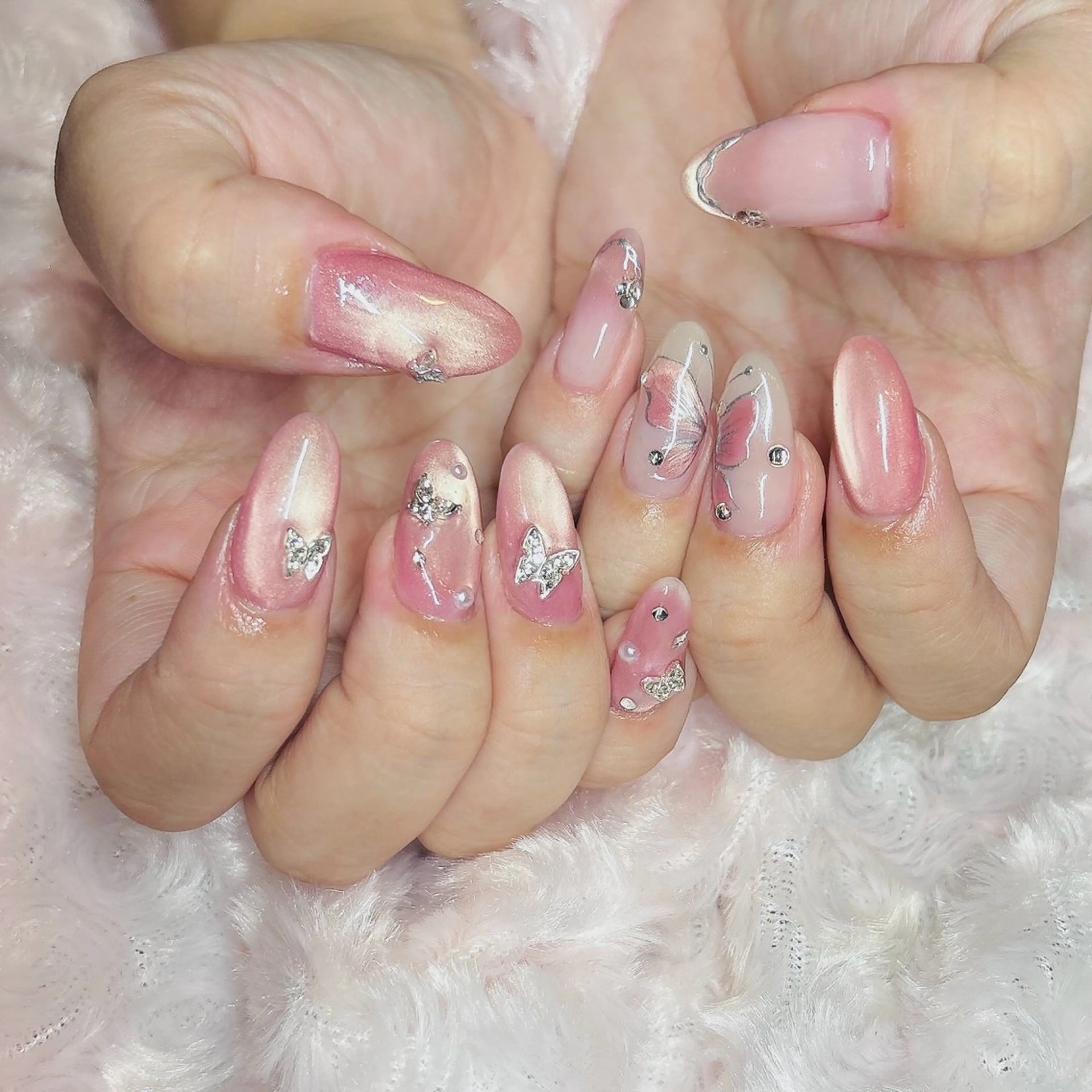 ネイル ジェルネイル しば まなみのネイルデザイン