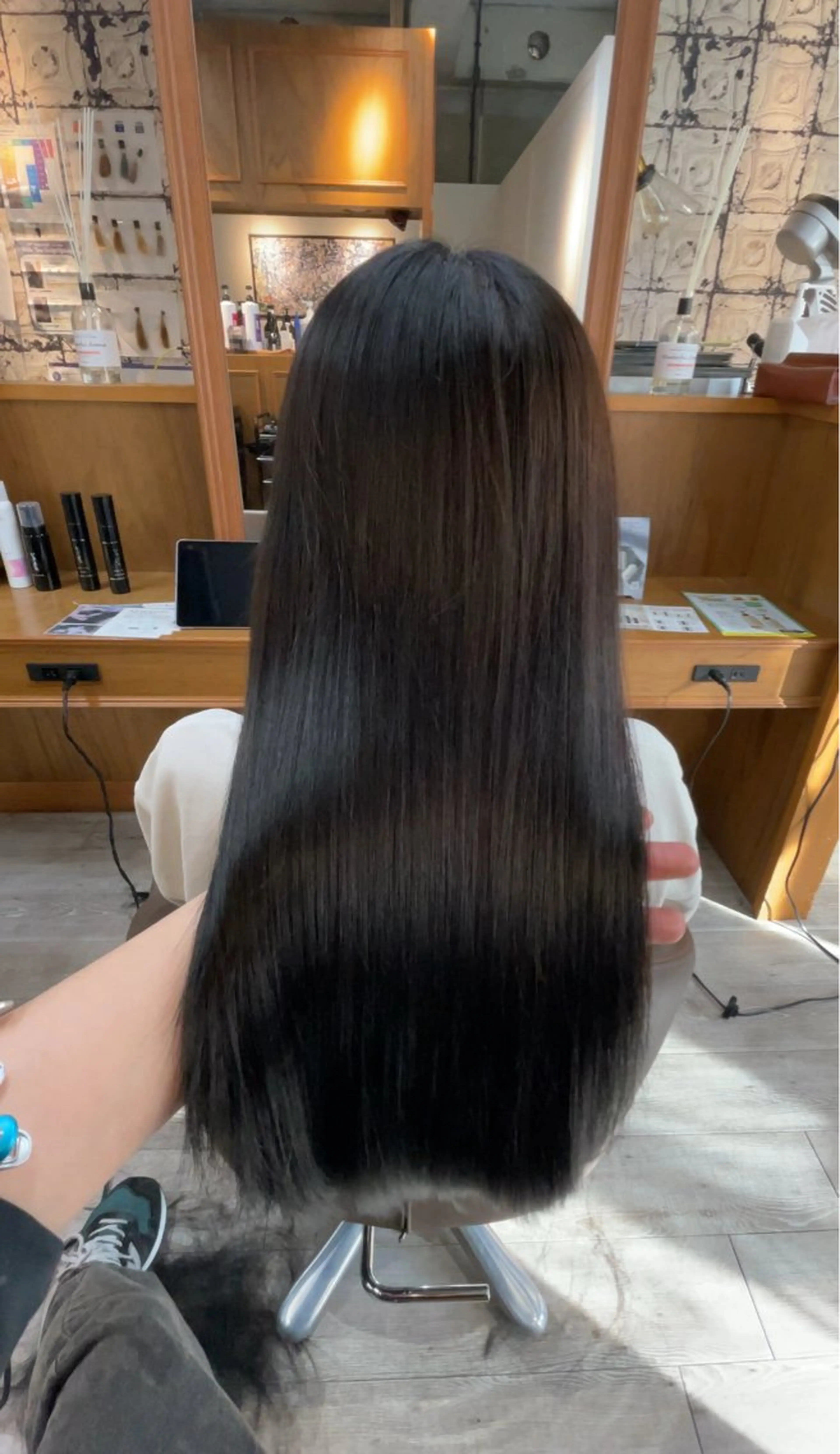 ロング カラー ヘアカラー トリートメント れい|髪質改善| カラー|高槻|大阪のヘアスタイル