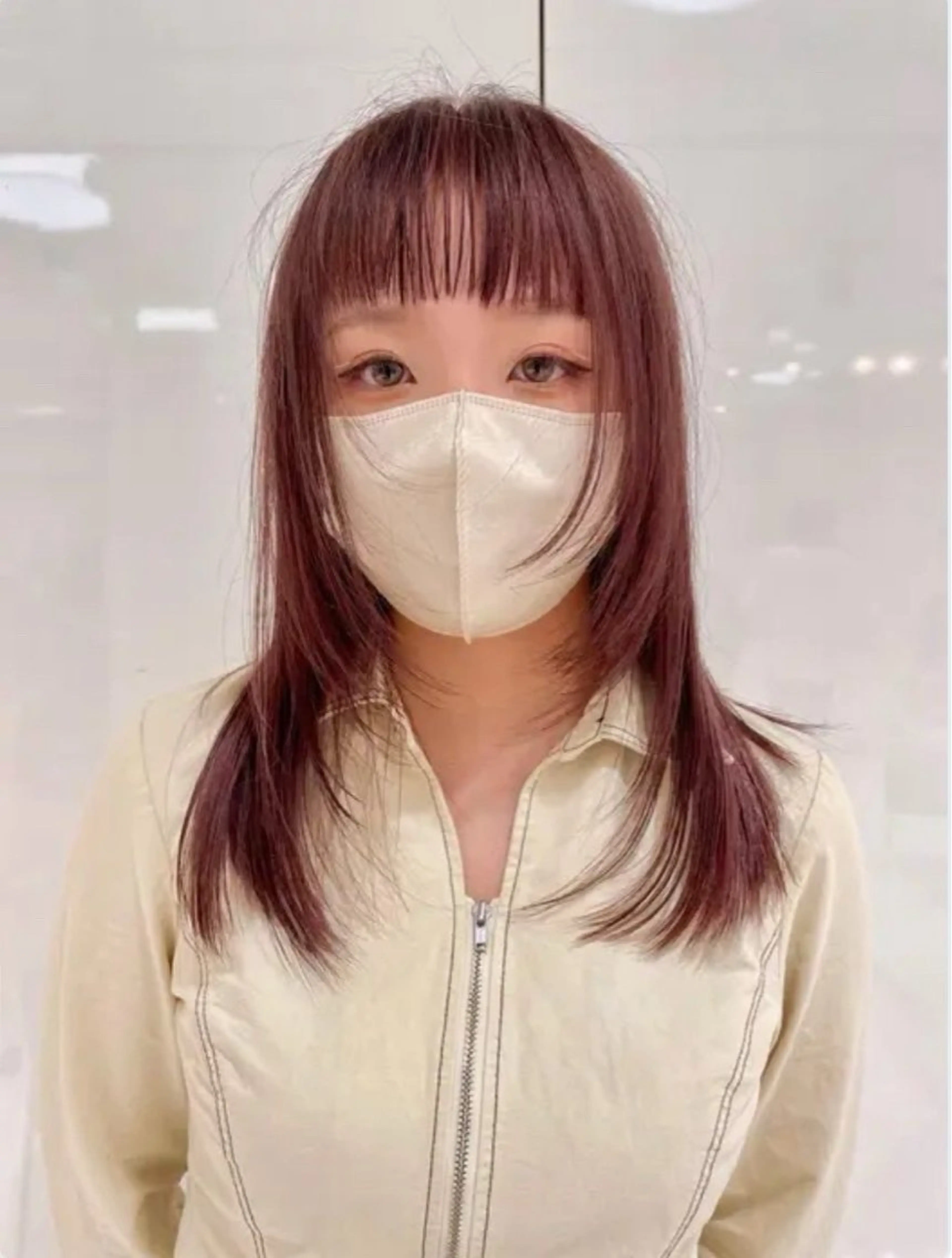 カラー ヘアカラー トリートメント RIN パーマ/暖色カラーのヘアスタイル