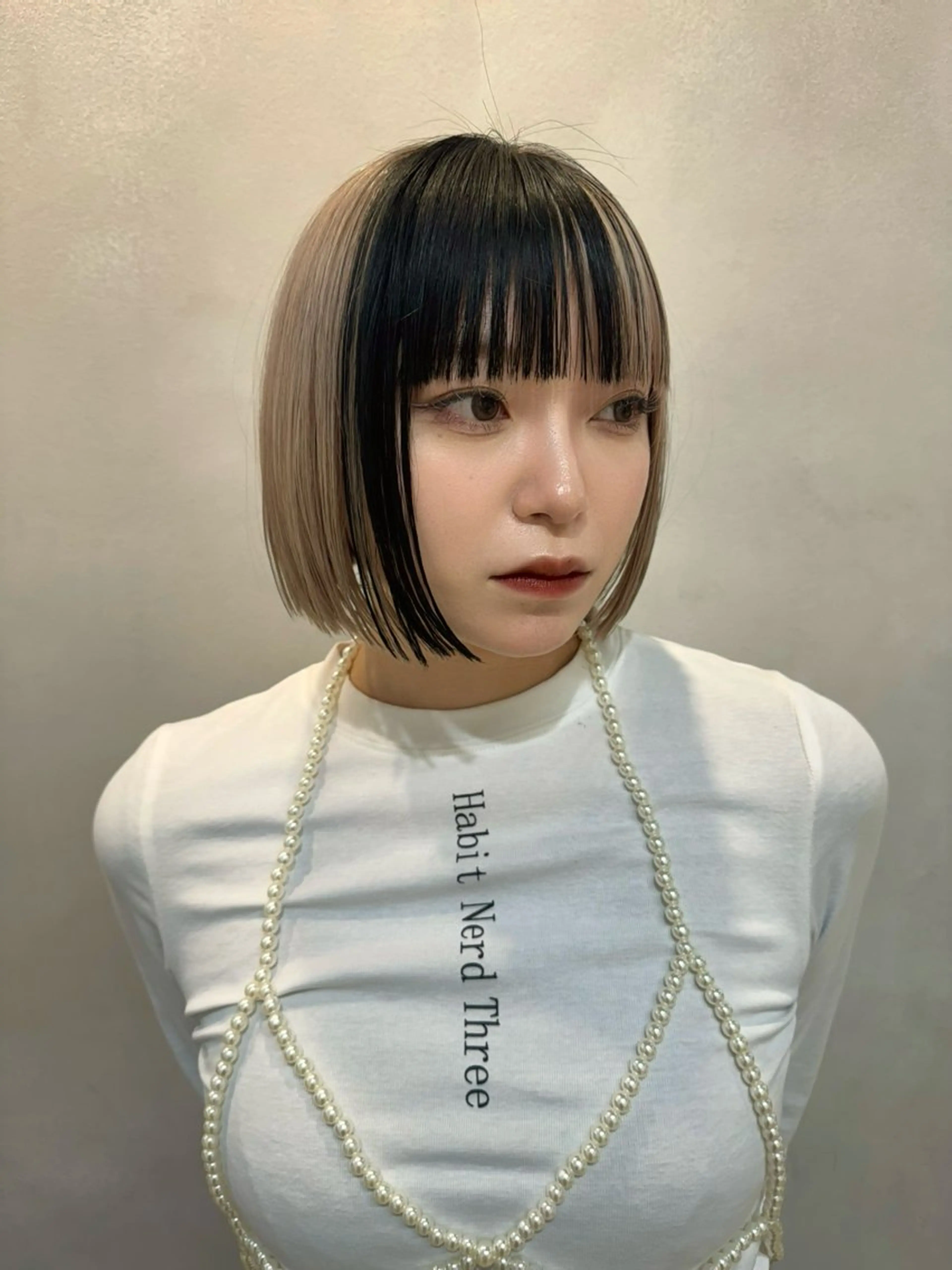 カラー ヘアカラー ボブ/ニュアンス パーマ/sen🩶のヘアスタイル