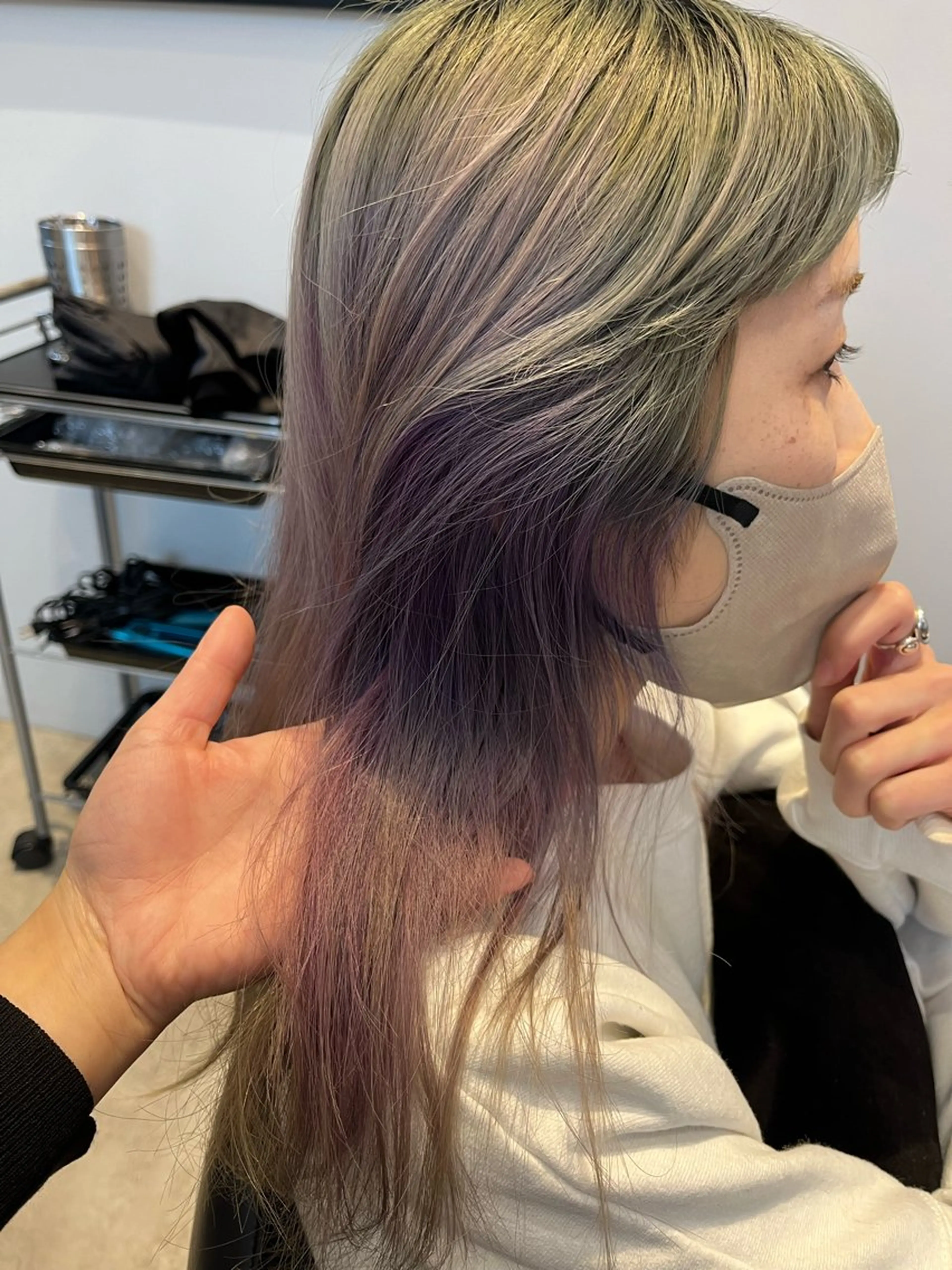 セミロング 垢抜け/イメチェン color🦩ちあきのヘアスタイル