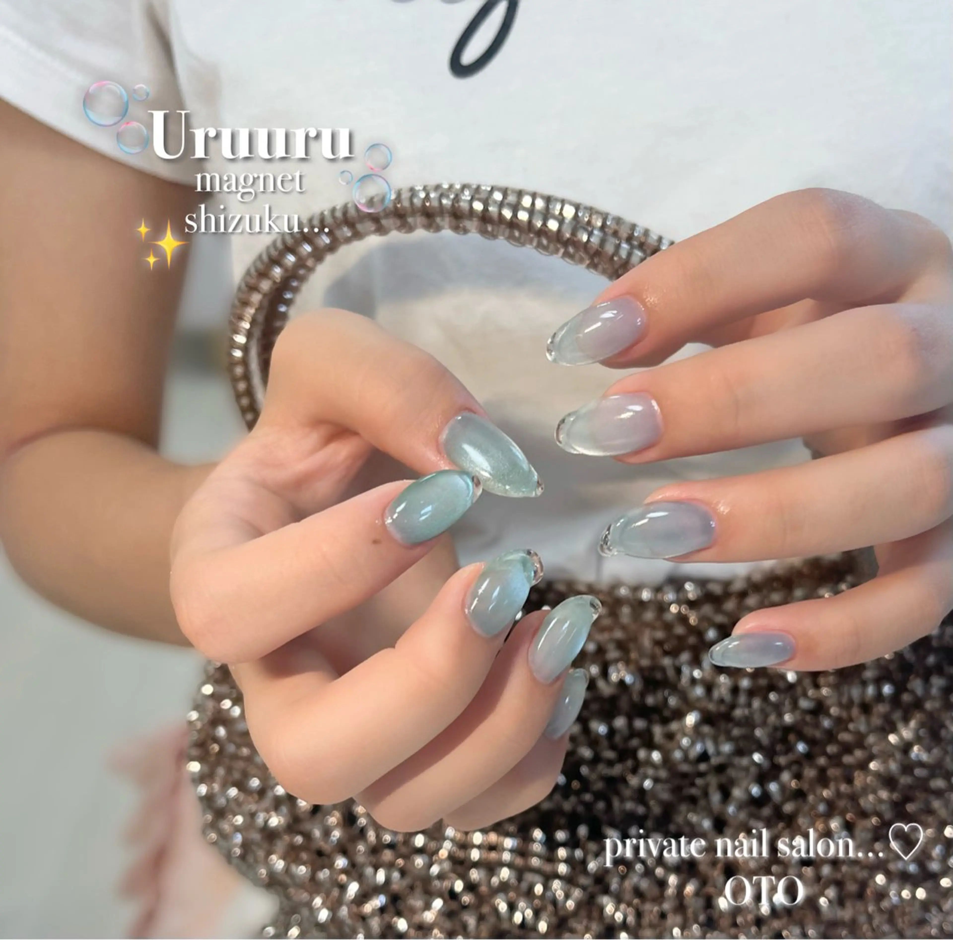 ネイル マグネットネイル ハンドネイル ayaca ♡のネイルデザイン