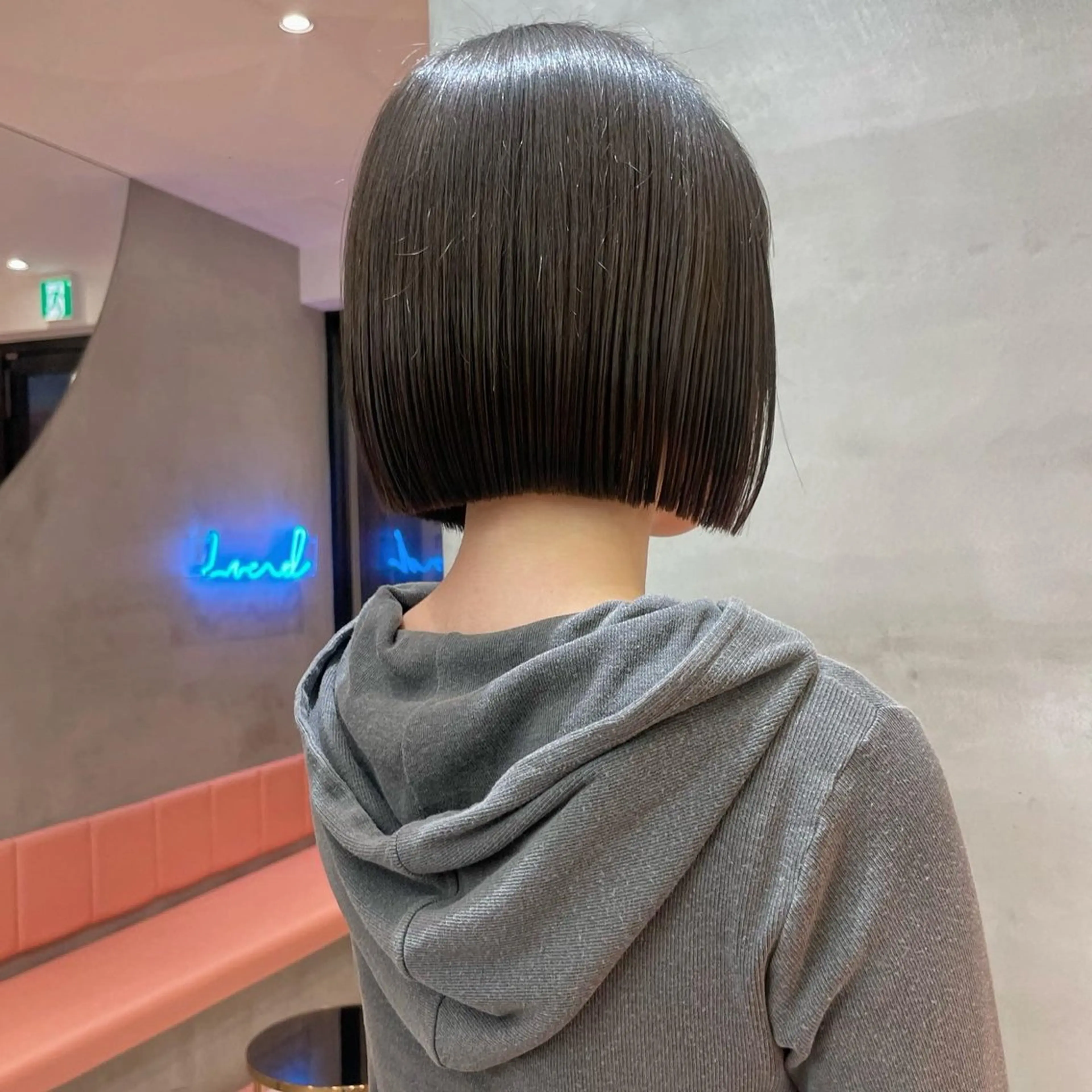 ショート Misaki /ボブ/縮毛矯正のヘアスタイル