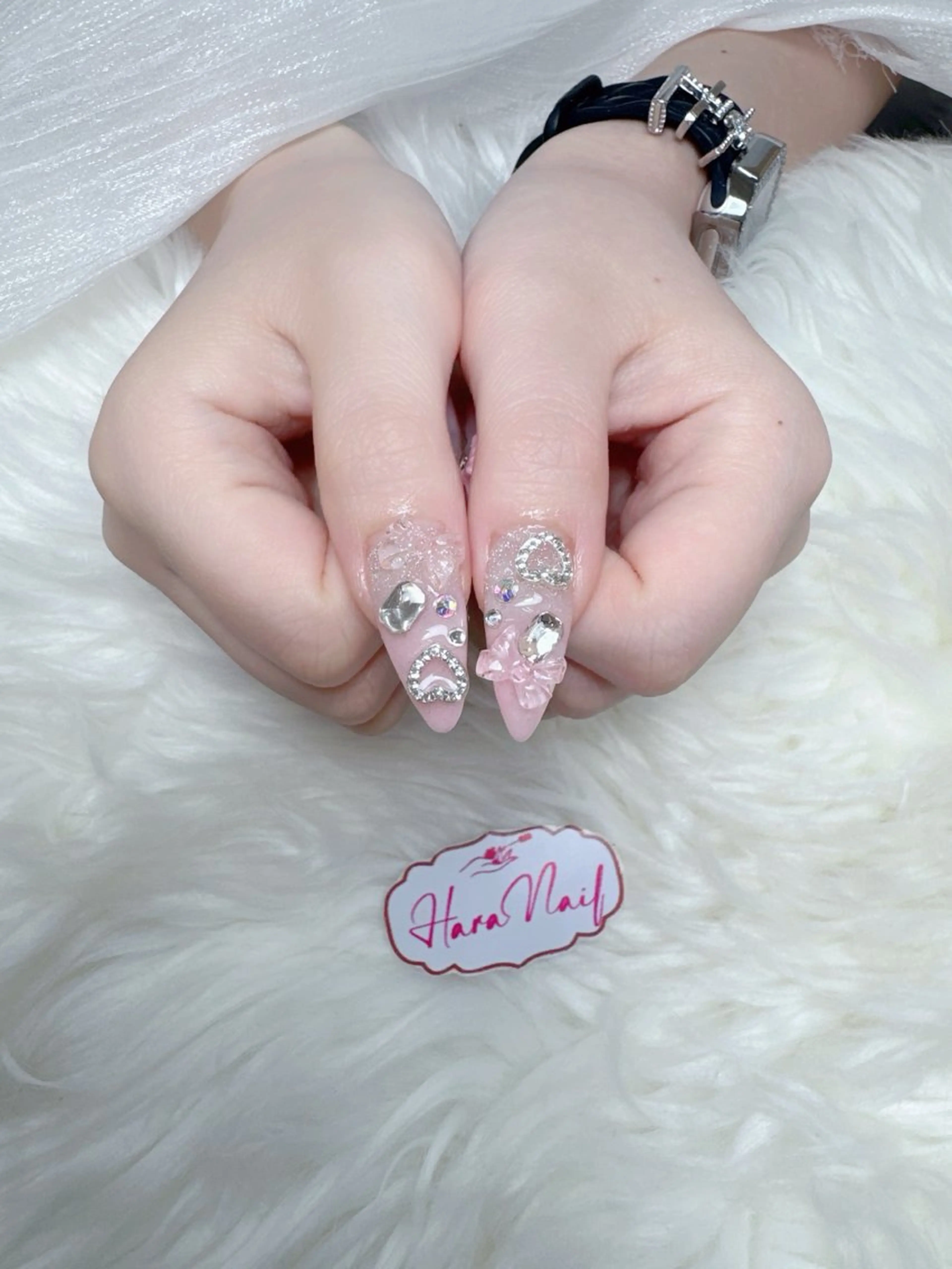 ネイル フレンチネイル グラデーション マグネットネイル ニュアンスネイル オフィスネイル ハンドネイル ハンドケア Hara Nail 【持ち込みOK】のネイルデザイン