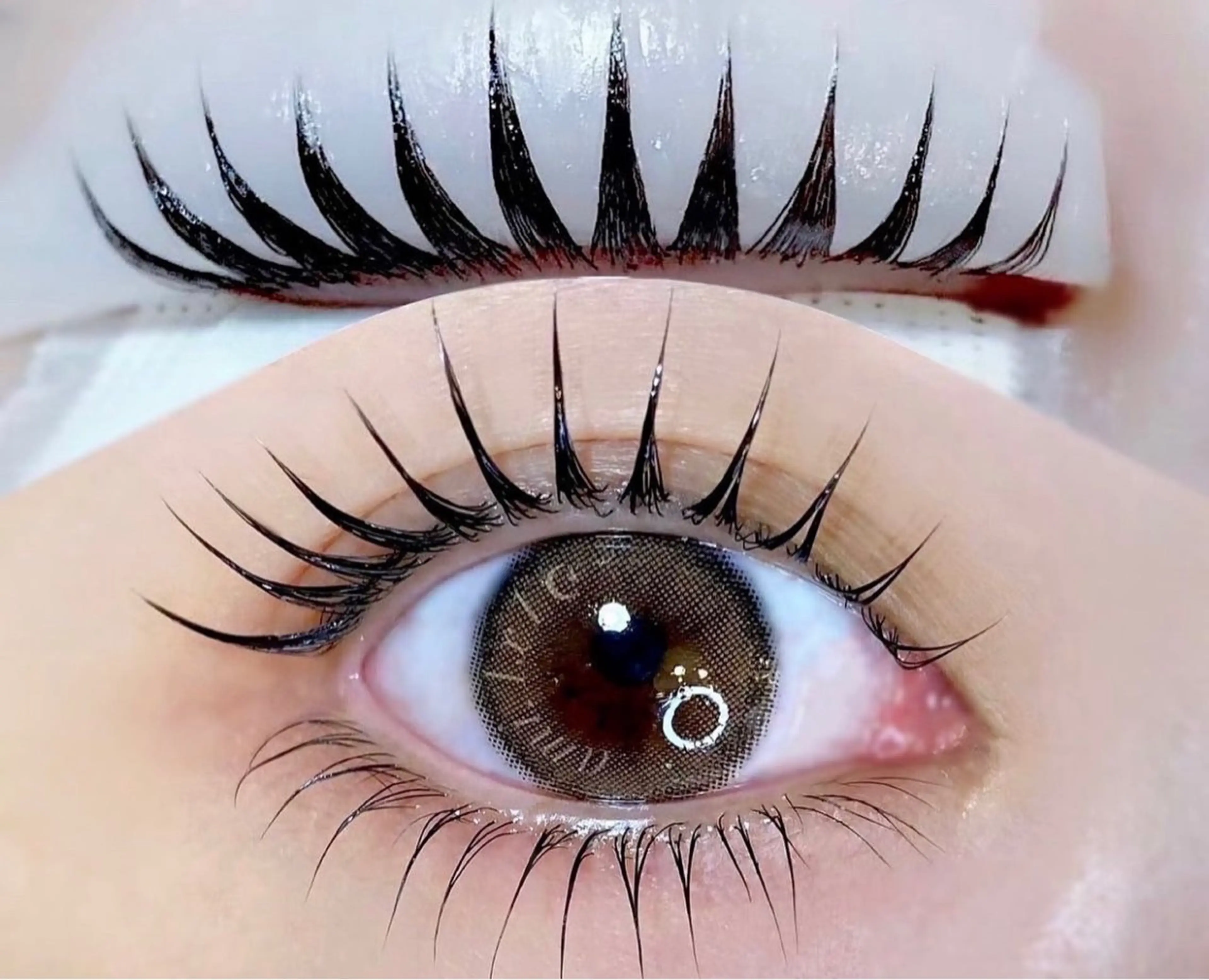 モデ儿募集!!	まつ毛パーマ上+下コ一ティング❤️￥6500➡️ ¥4000 🎀土日㊗️+500円・再来➕500円の写真