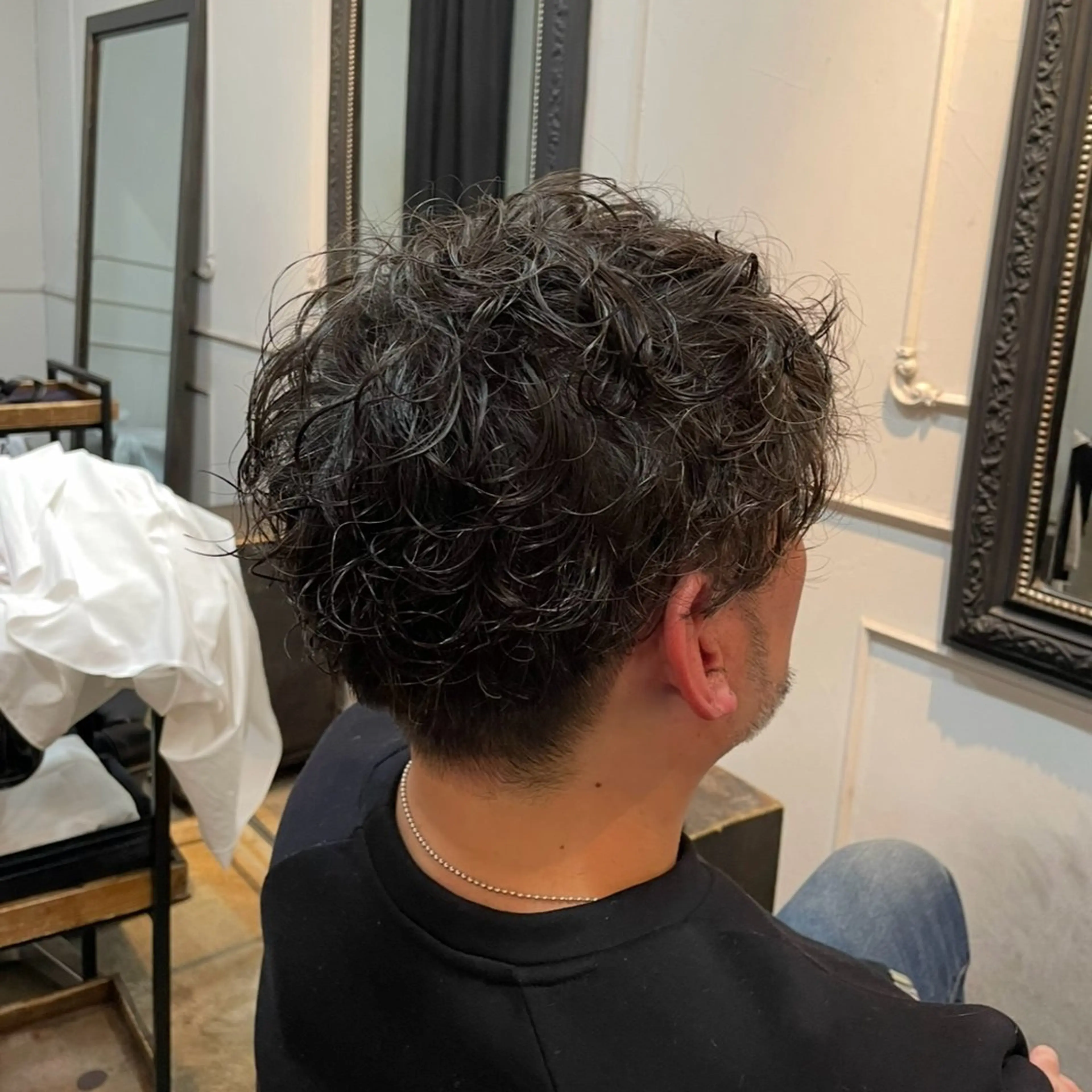 パーマ メンズ カット パーマ 岡田神奈 /デザインパーマ🐝のヘアスタイル