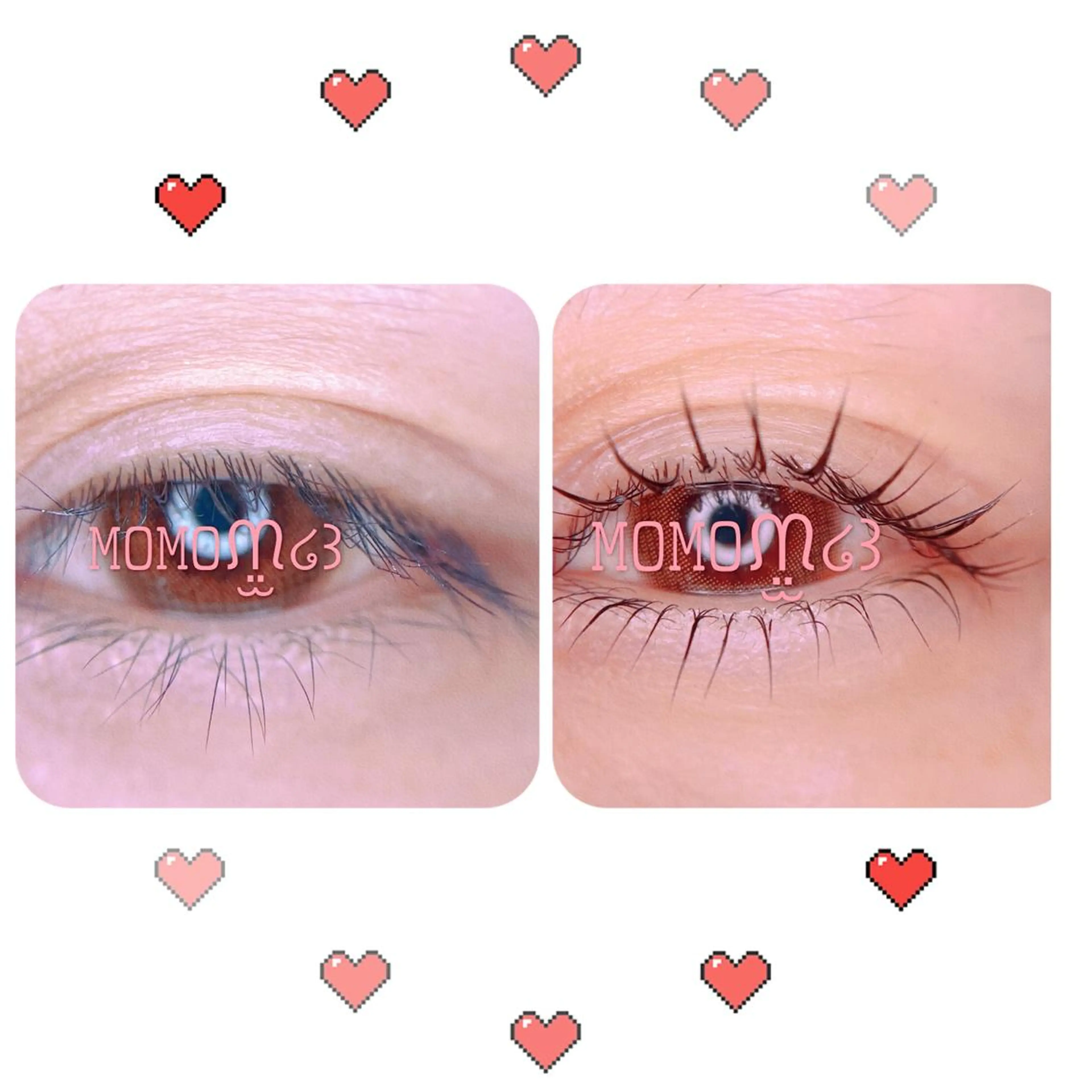 マツエク・マツパ フラットラッシュ ナチュラル パリジェンヌラッシュリフト 下まつげエクステ 一重×まつ毛パーマ モテデザインのプロ モモ🍑のマツエク・マツパデザイン
