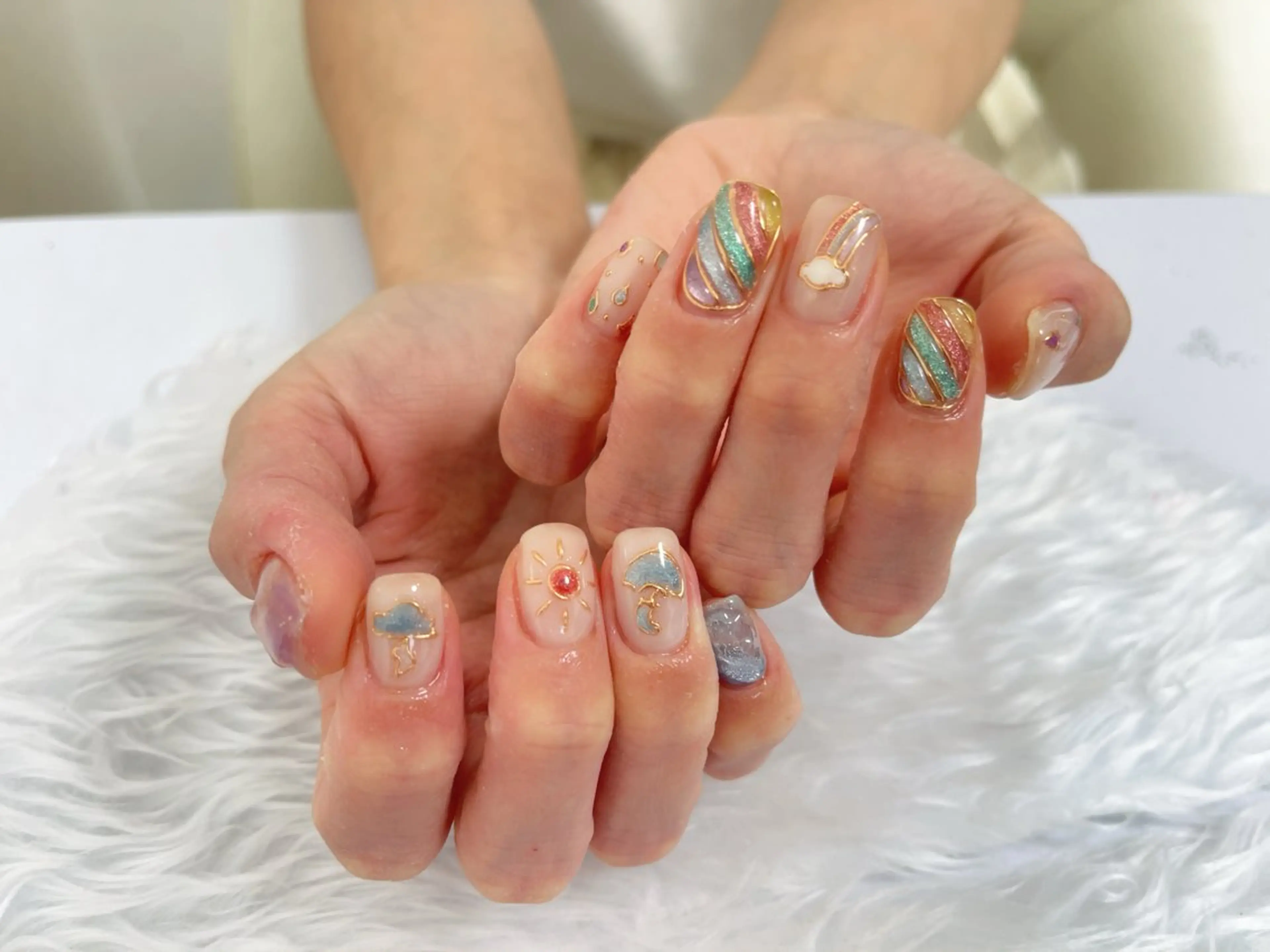 ネイル ハンドネイル プライベートサロン featherのネイルデザイン