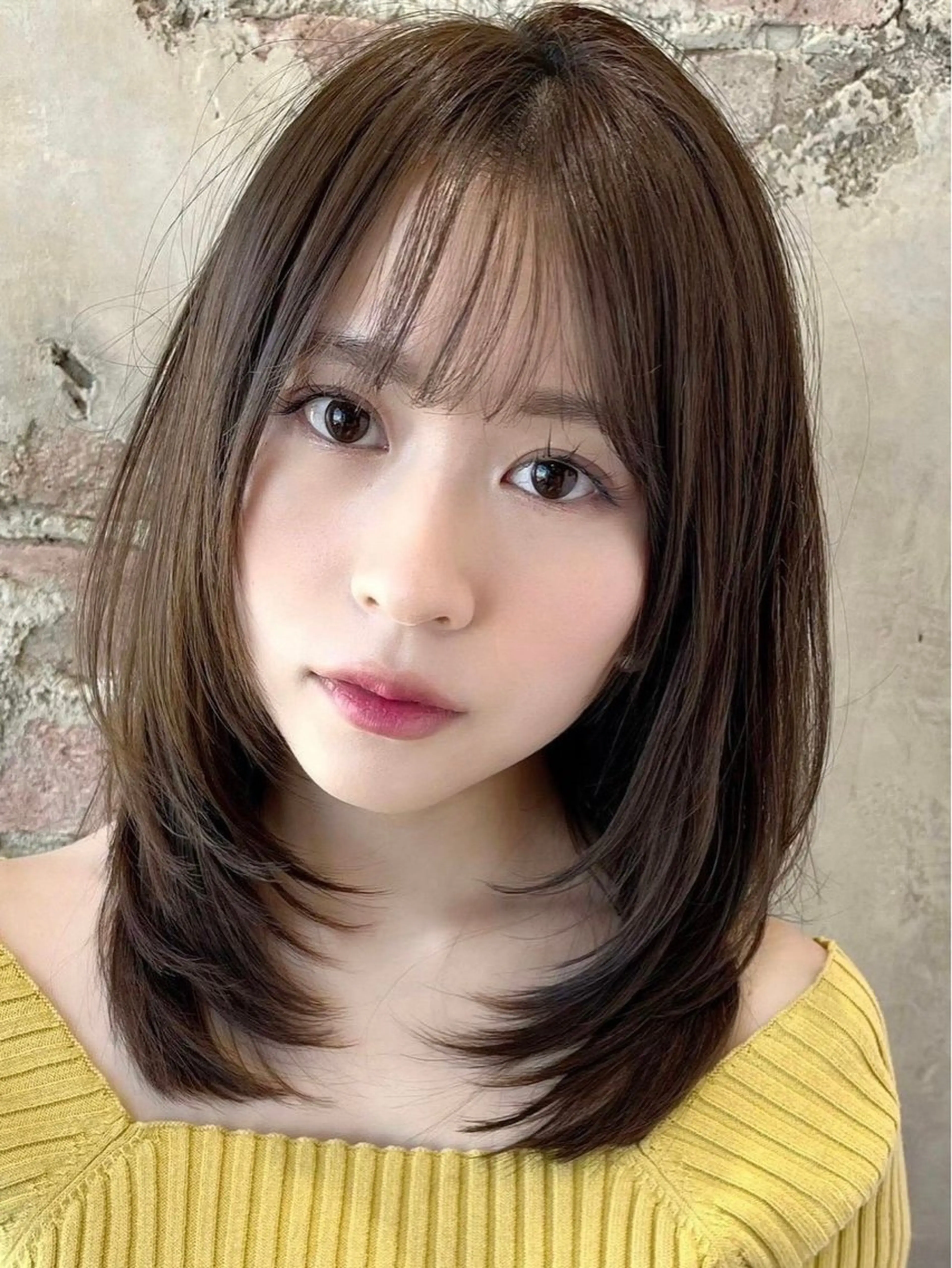 ミディアム 似合わせレイヤー 髪質改善/柴木琴愛のヘアスタイル