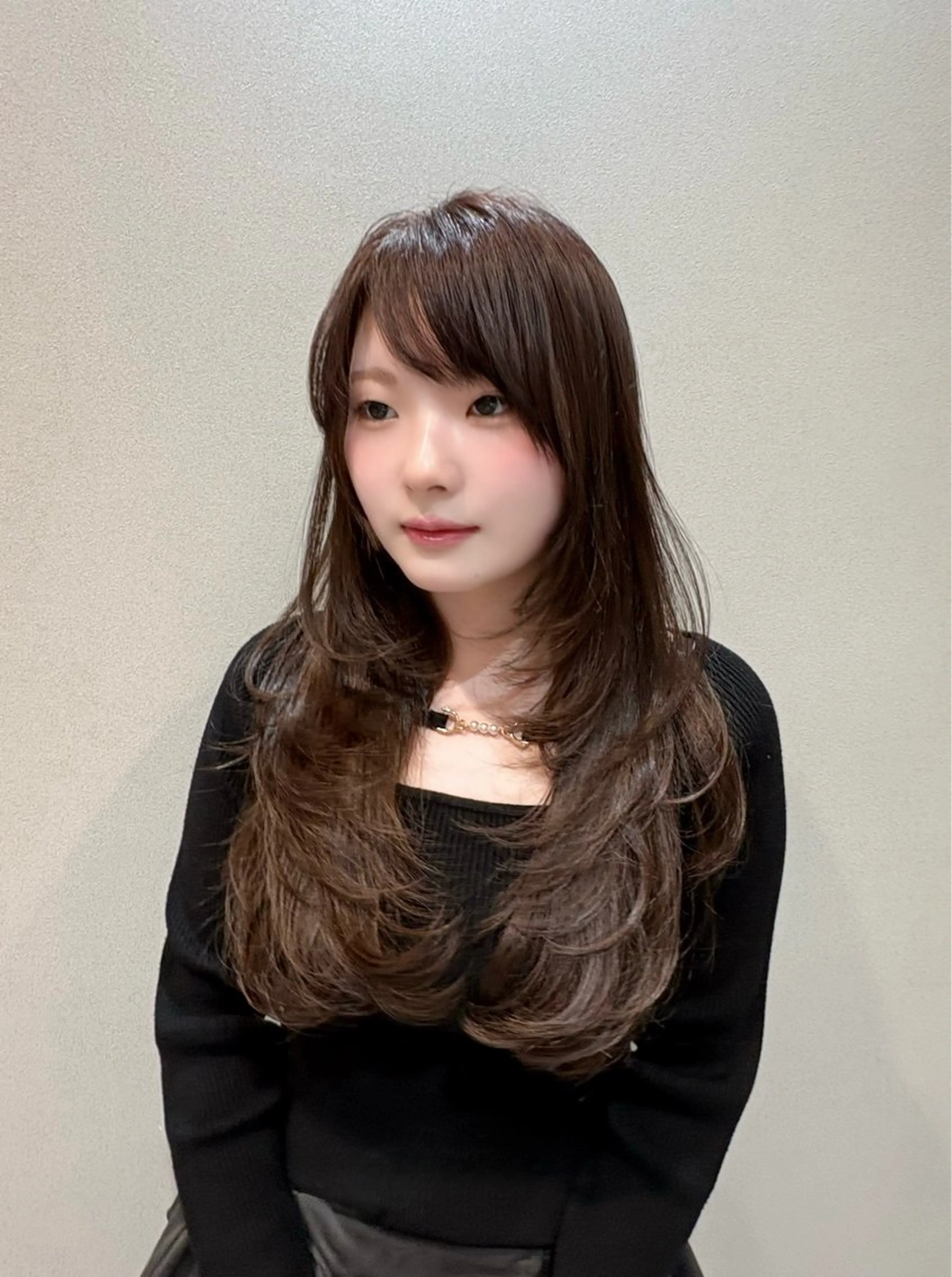 ロング 赤池 日菜子のヘアスタイル