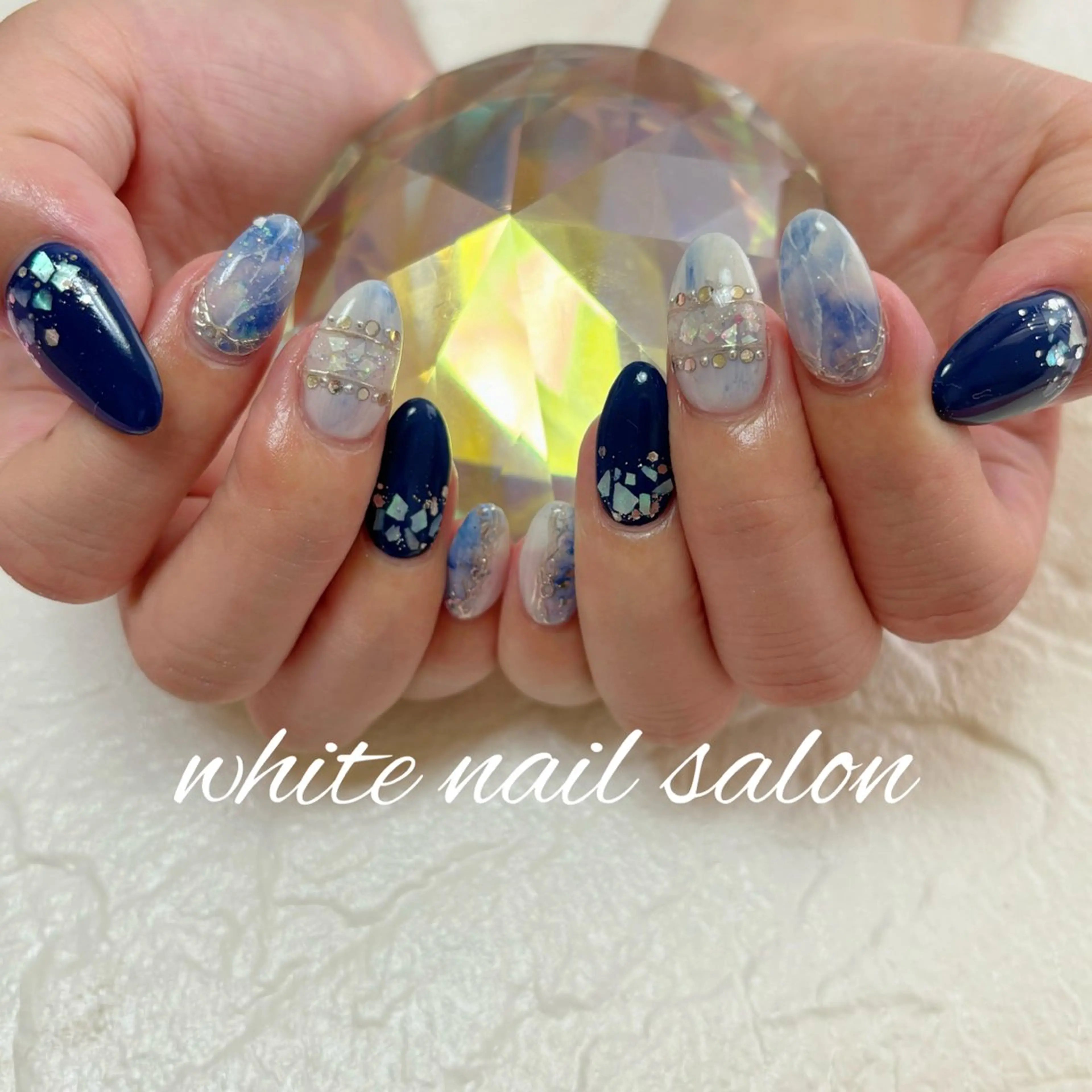 ネイル 持ち込み ホワイト ハンドネイル white nail salonのネイルデザイン