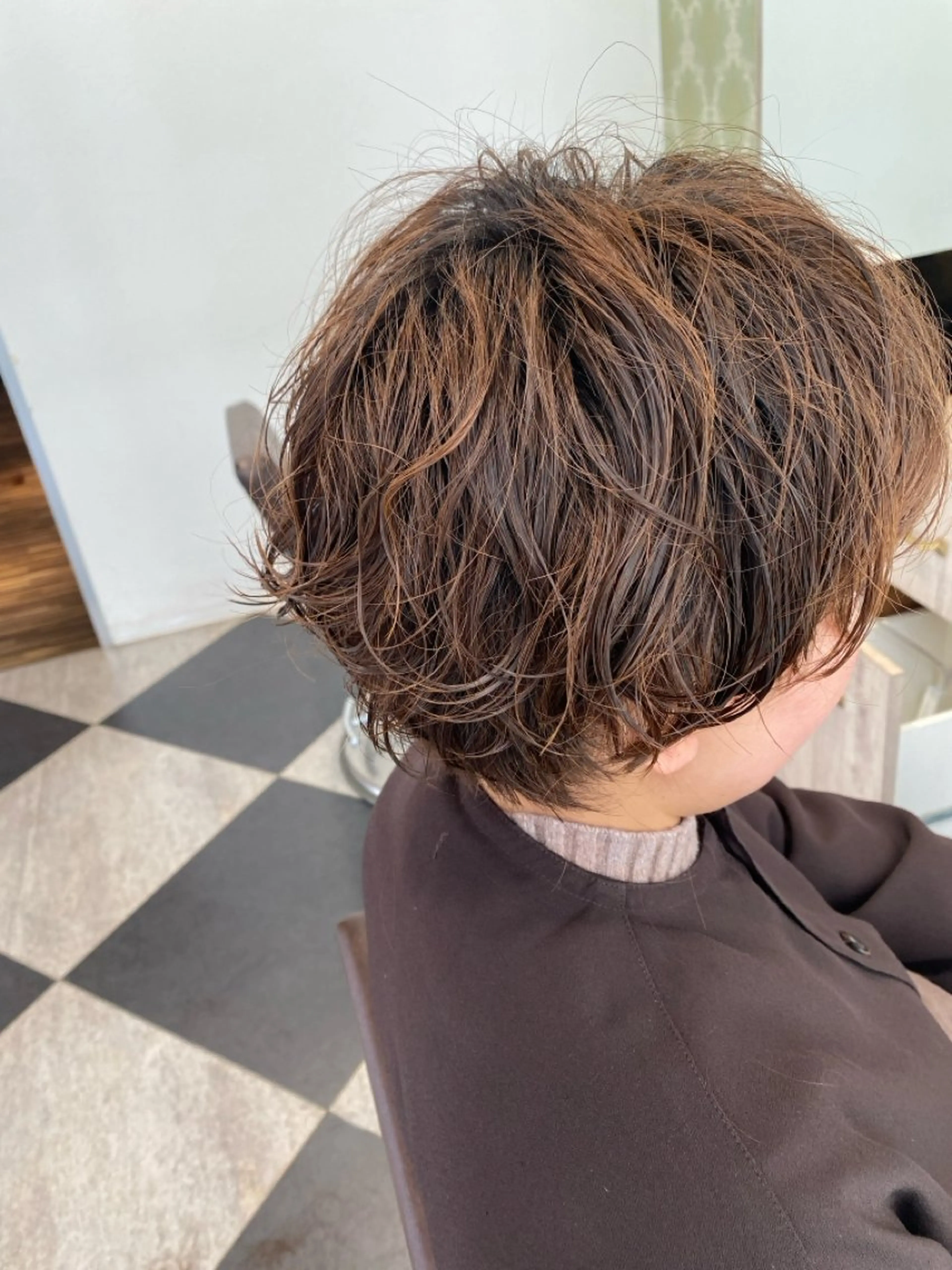 パーマ ニシムラ ユカリのヘアスタイル