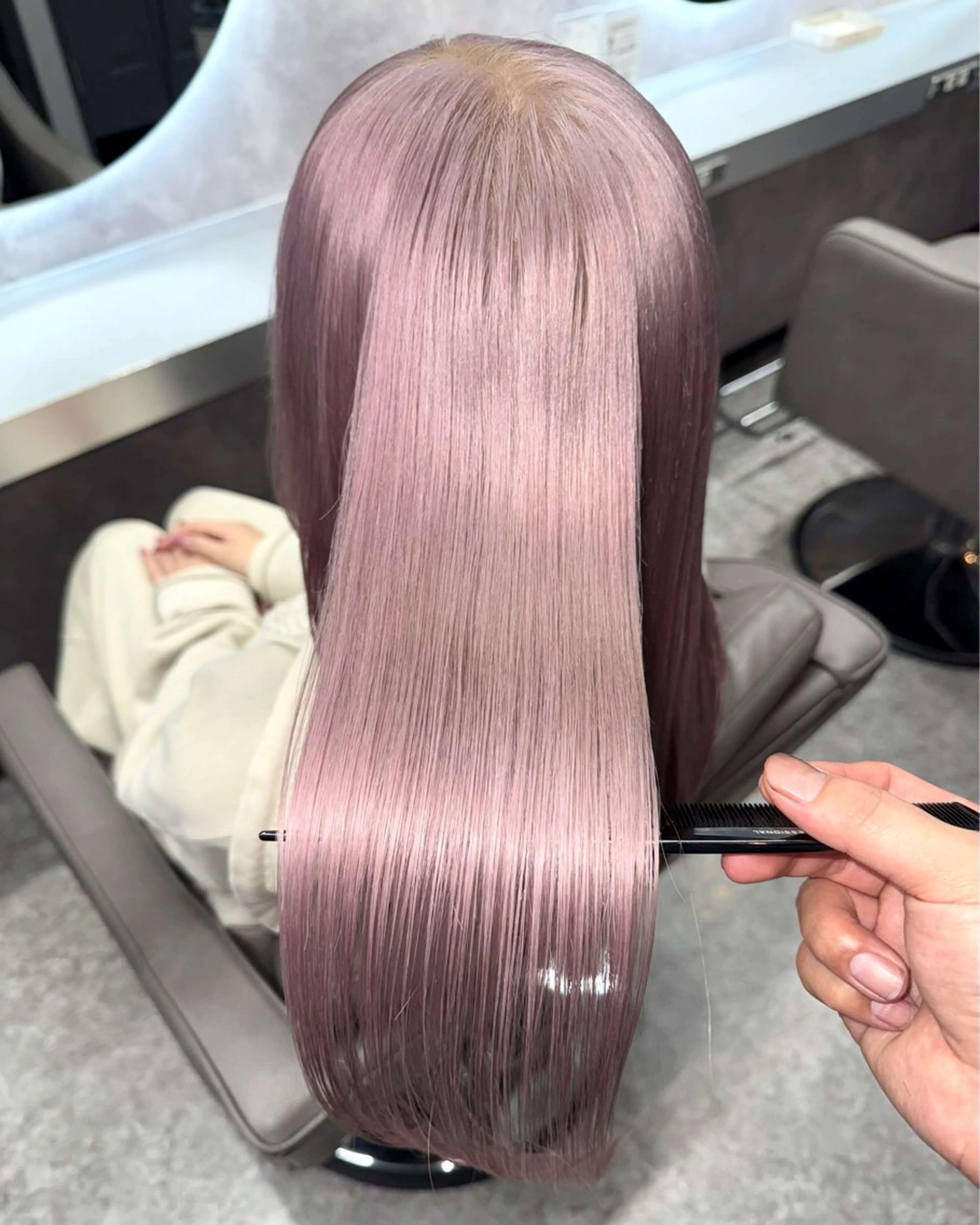 ロング カラー ヘアカラー トリートメント 奥山義進/大宮 /ダブルカラーのヘアスタイル