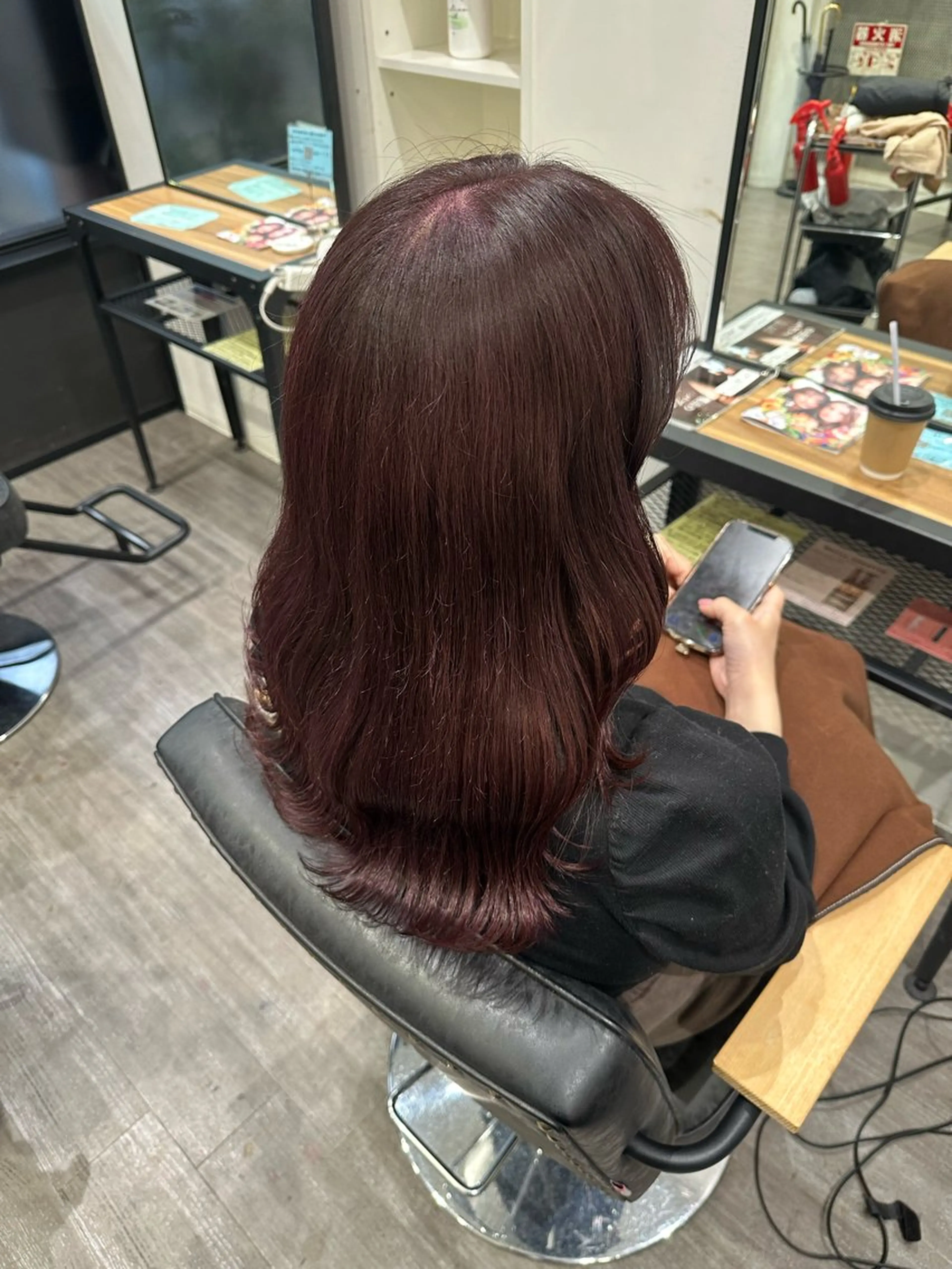 ミディアム カラー ラベンダーカラー ピンクカラー ピンクラベンダー カット ヘアカラー トリートメント 艶髪レイヤー上田 紗也🇰🇷💗のヘアスタイル