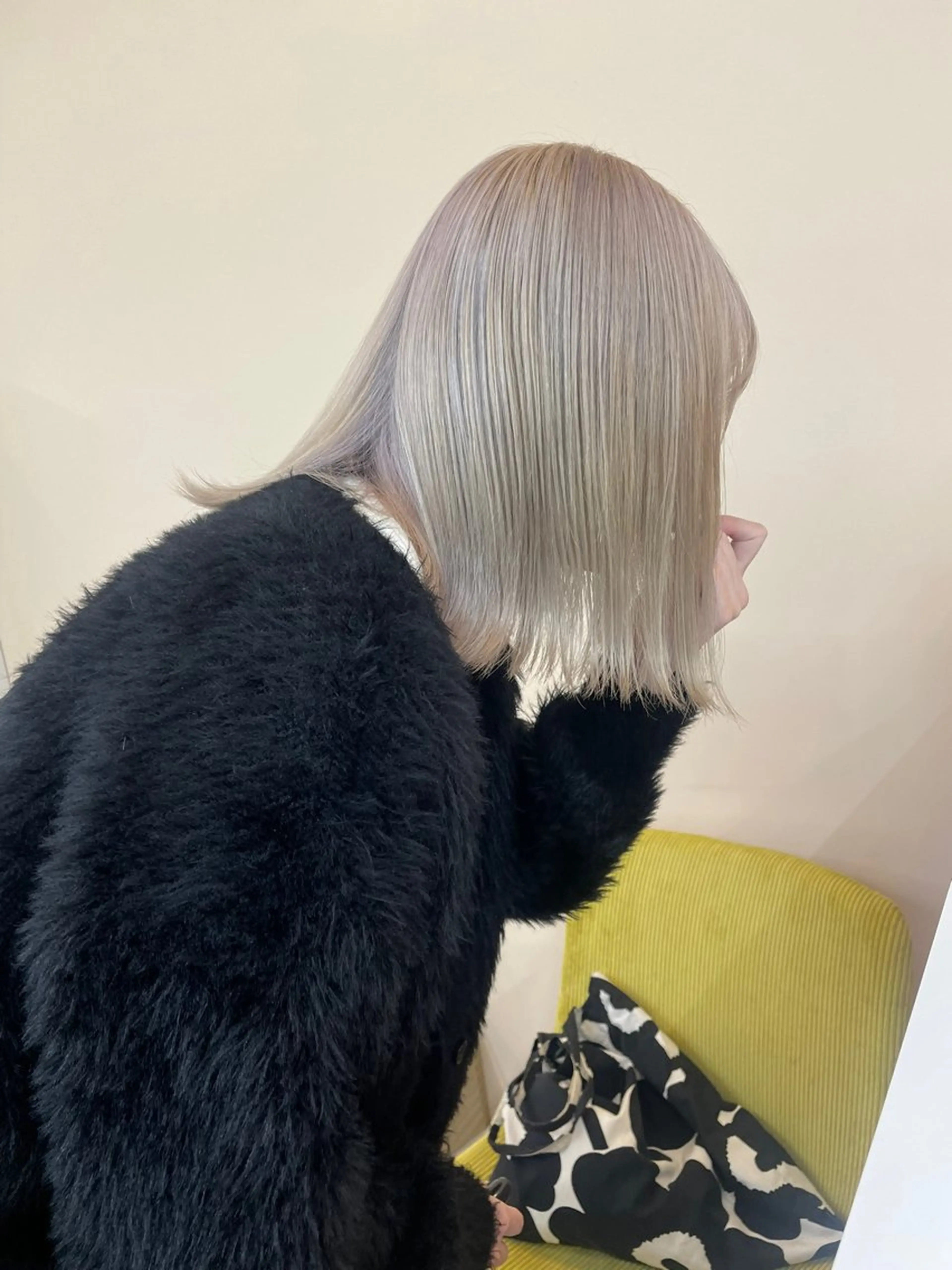 ミディアム ボブカットモデル/パ ーマ/harunaのヘアスタイル