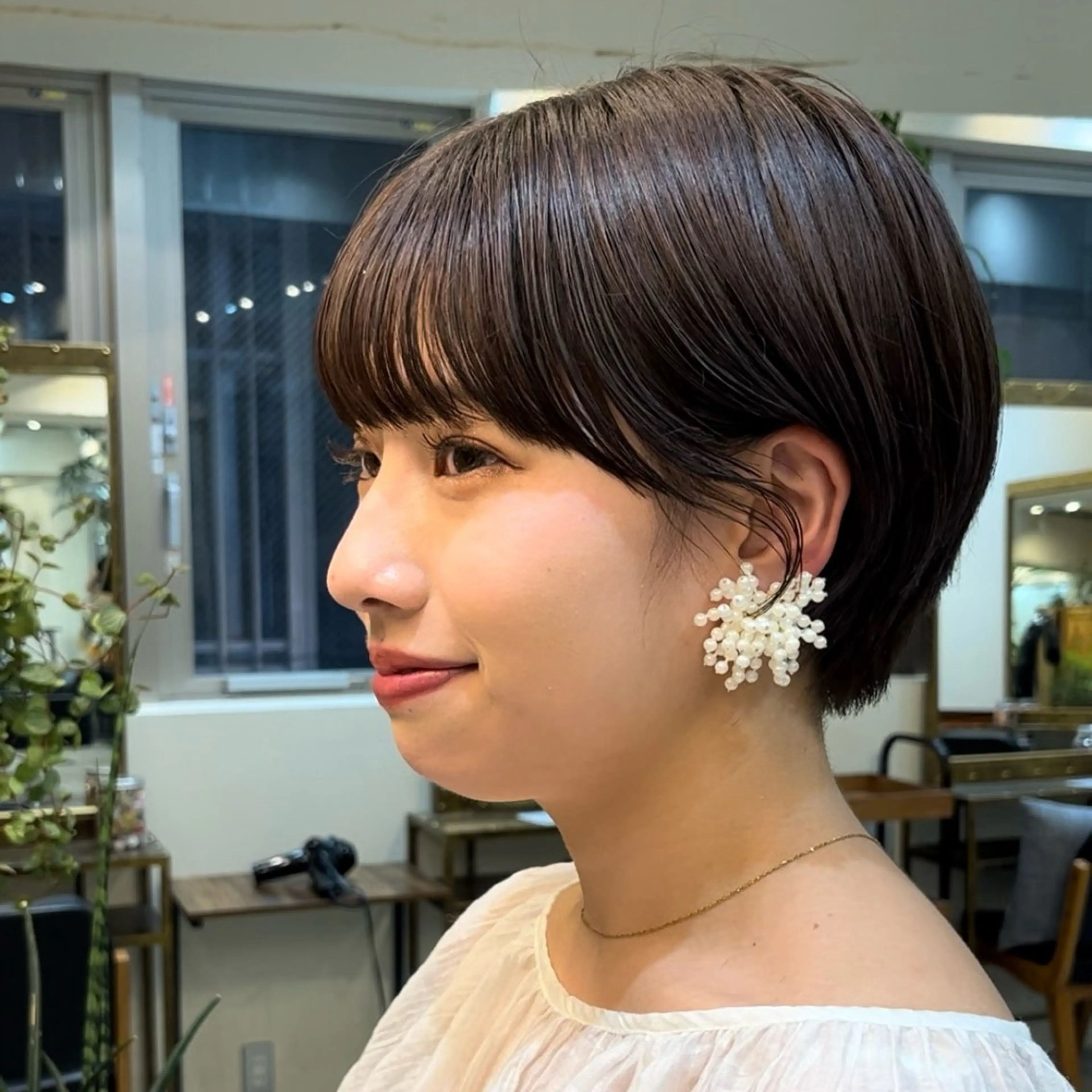 ショート ヘアカラー 清野　花音/ レイヤーカットのヘアスタイル